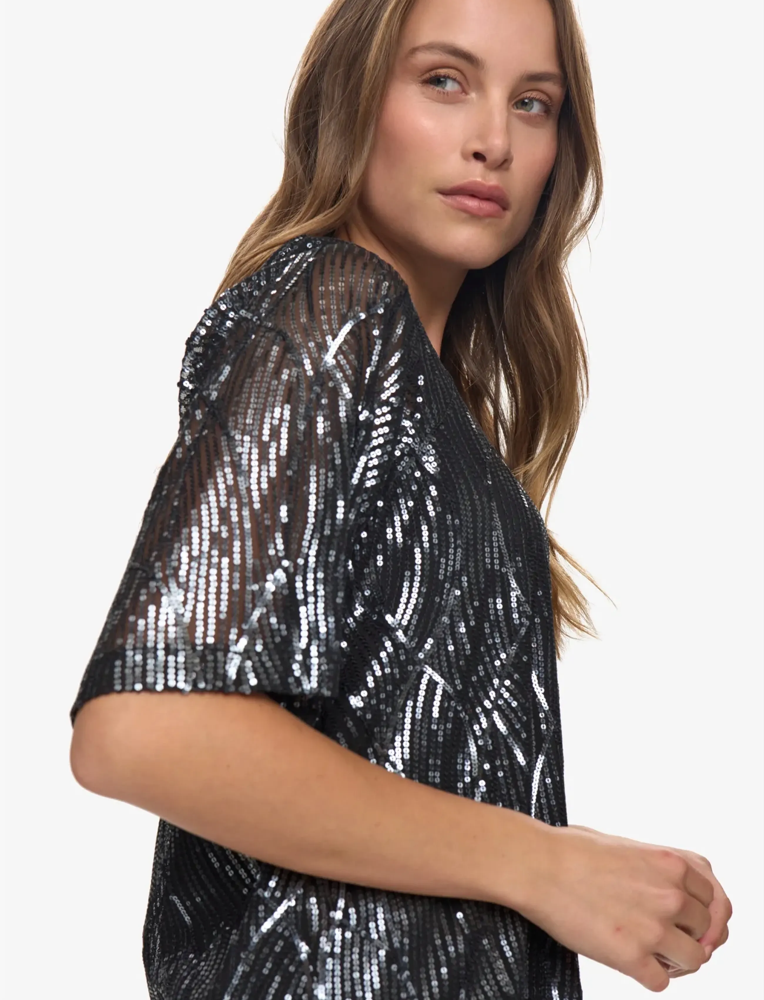 Moves - Mandi blouse 4522 - kortærmede bluser - 999 black - 4