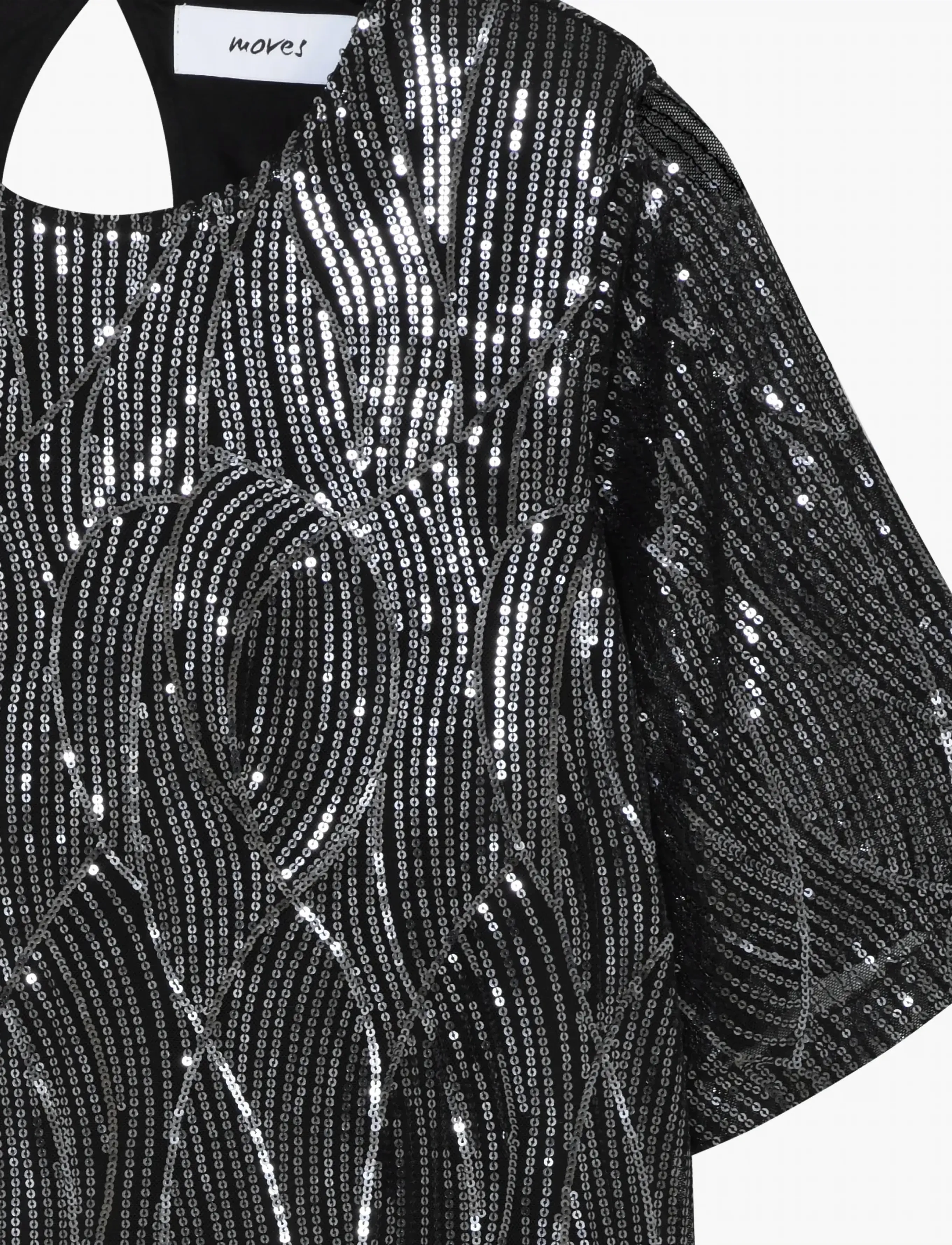 Moves - Mandi blouse 4522 - kortærmede bluser - 999 black - 5
