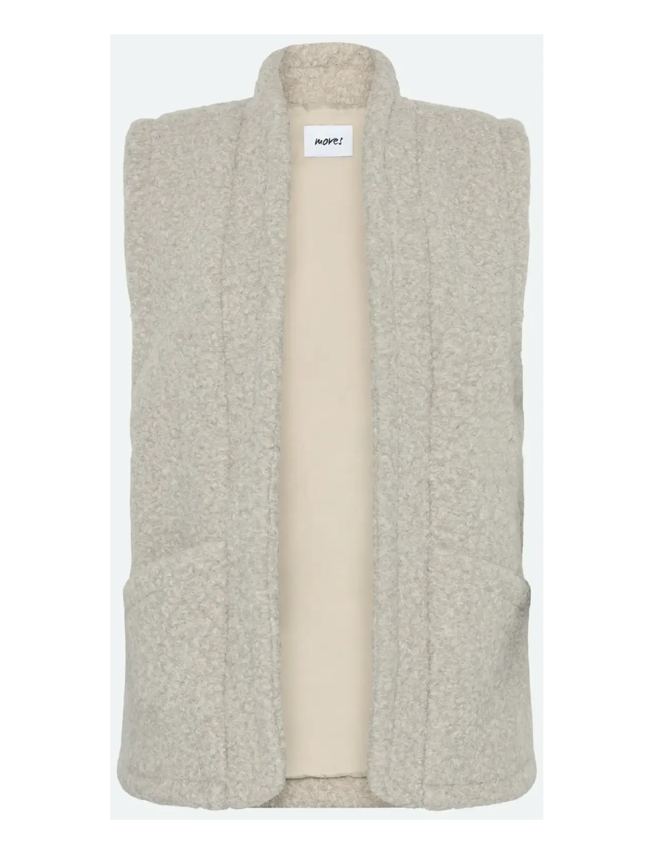 Moves Kittah gilet 4331 - Moves - 4403 SILVER BIRCH / cream