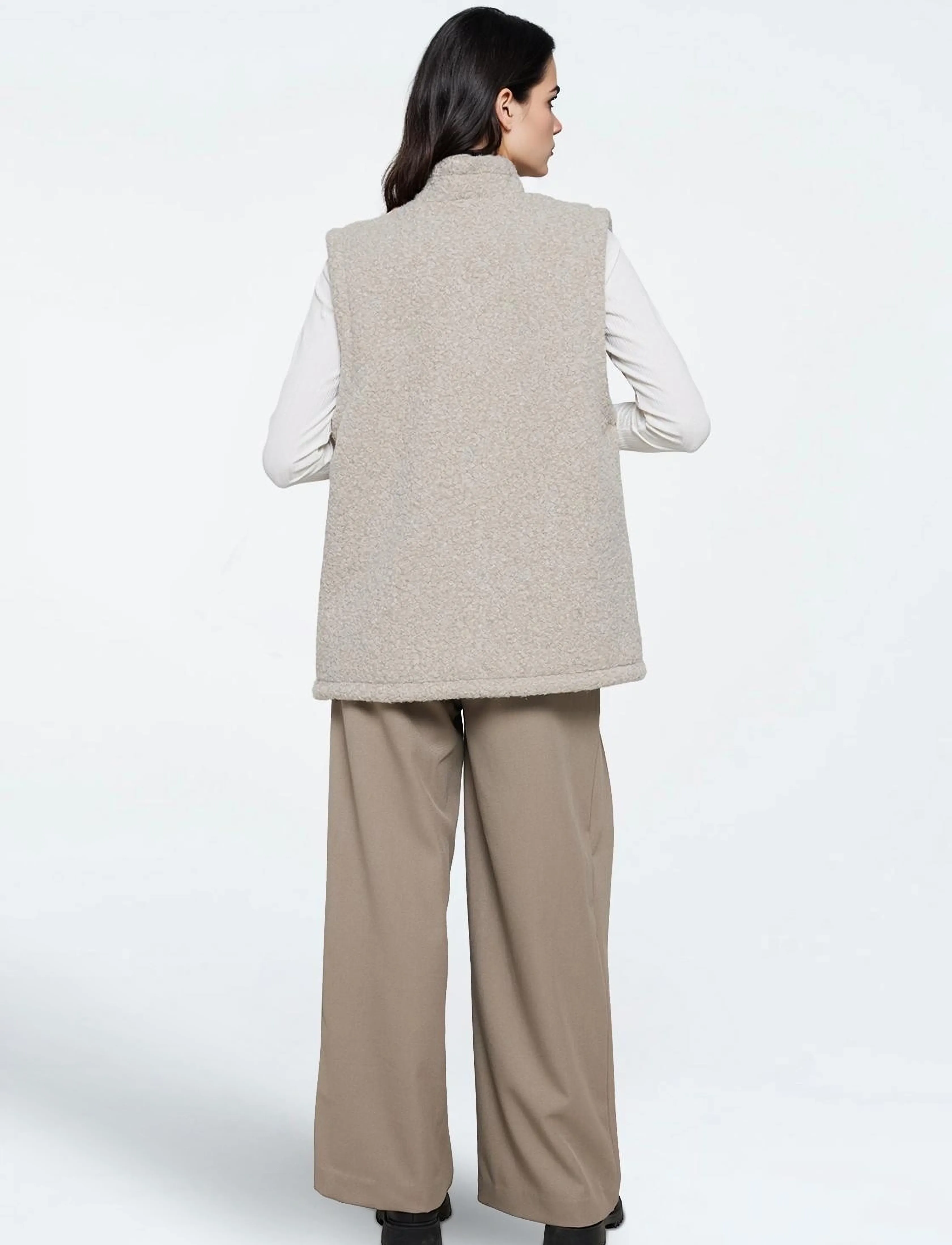 Moves - Kittah gilet 4331 - damen - 4403 silver birch - 3