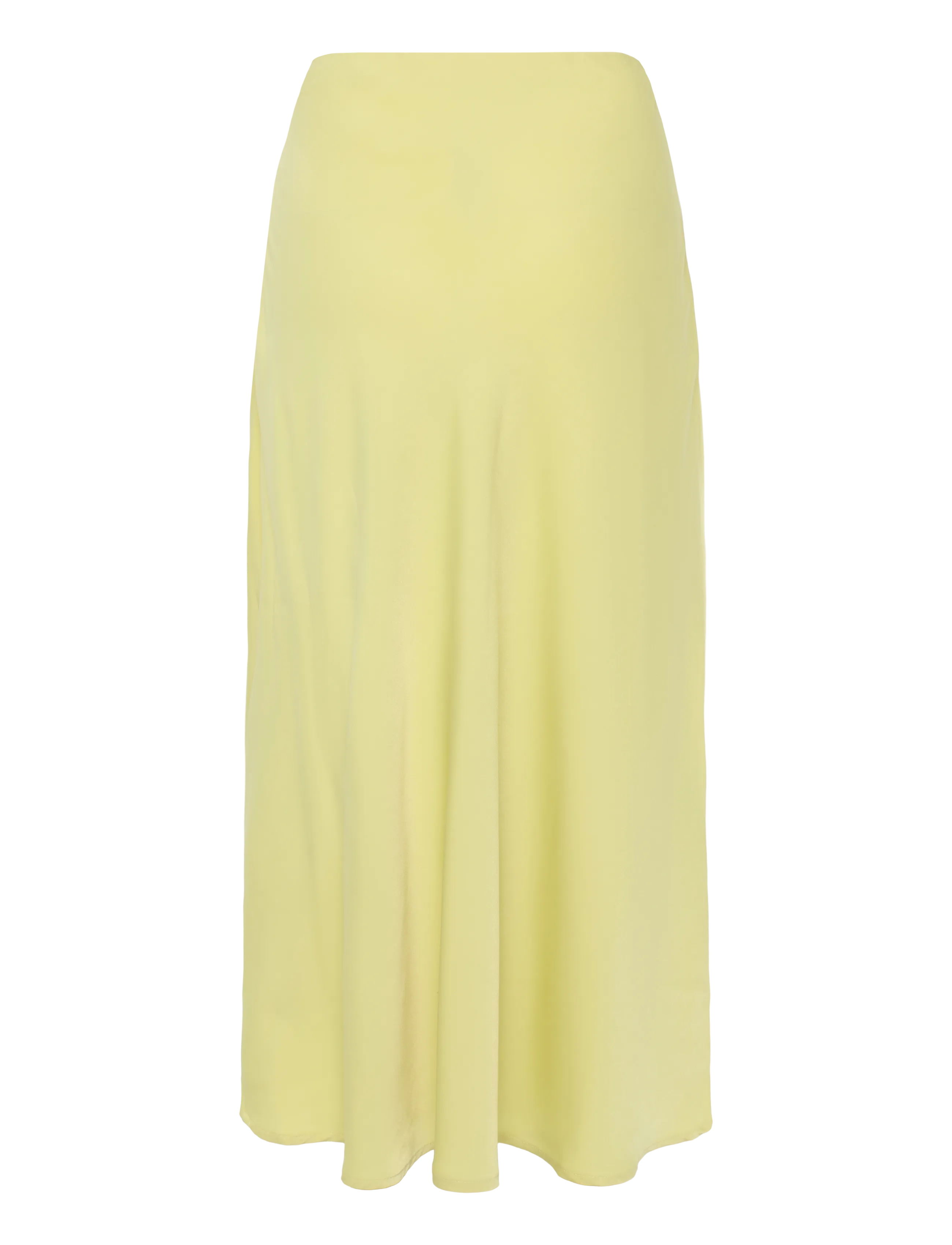 Moves - Gebry skirt 3570 - satinnederdele - 0618 wax yellow - 2