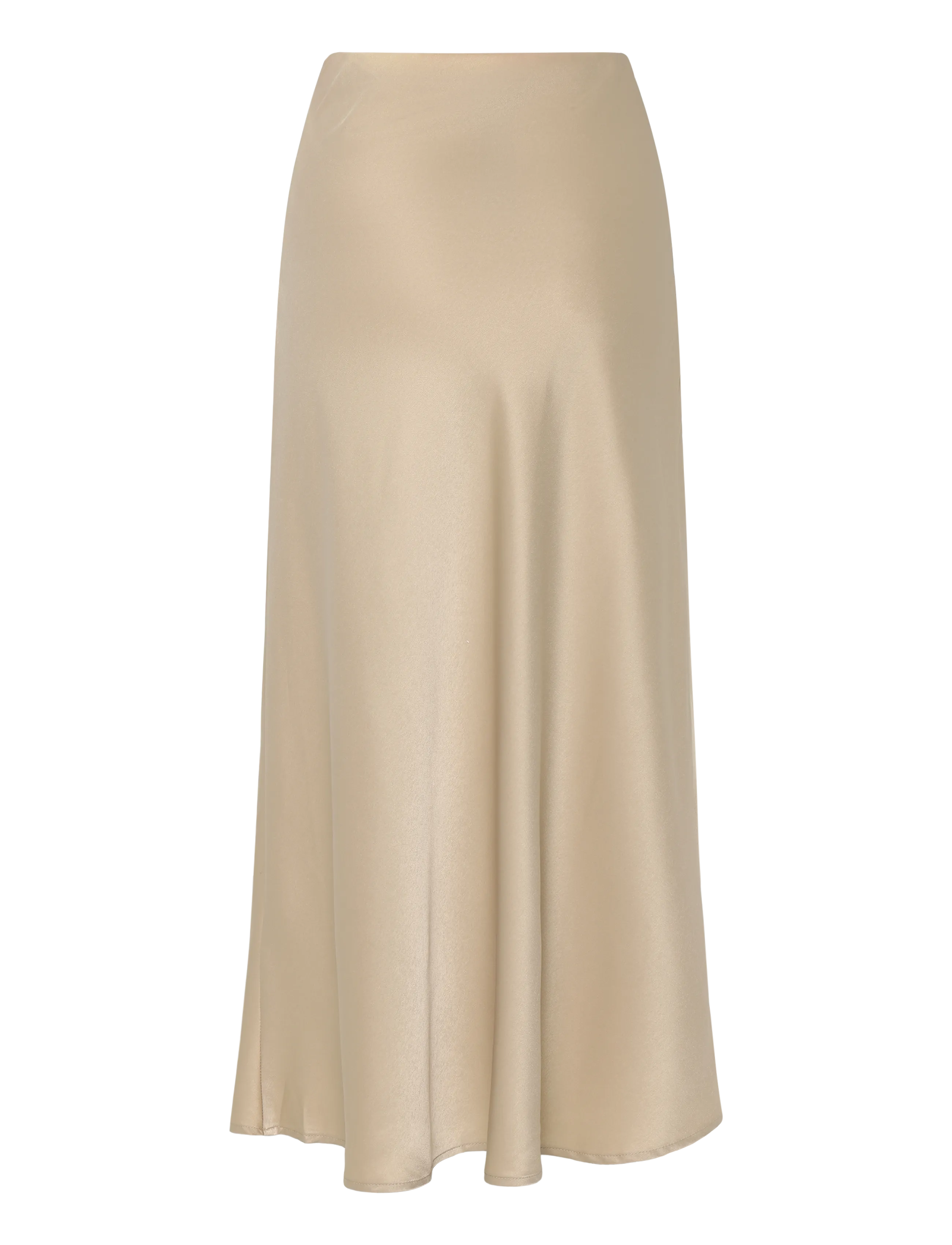 Moves - Gebry skirt 3570 - satengskjørt - 1114 travetine - 2