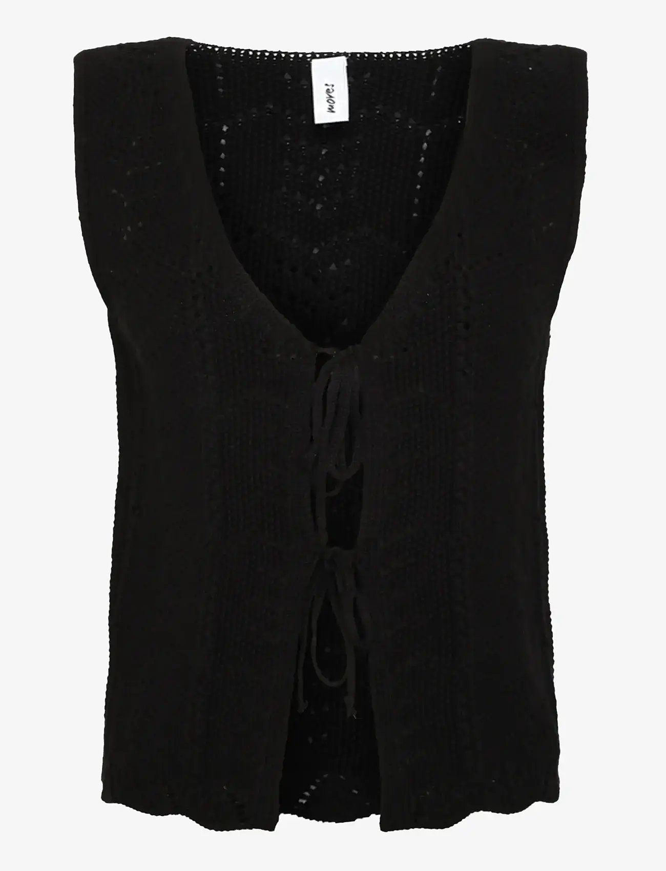 Moves - Daphne vest 4286 - strikveste - 999 black - 1