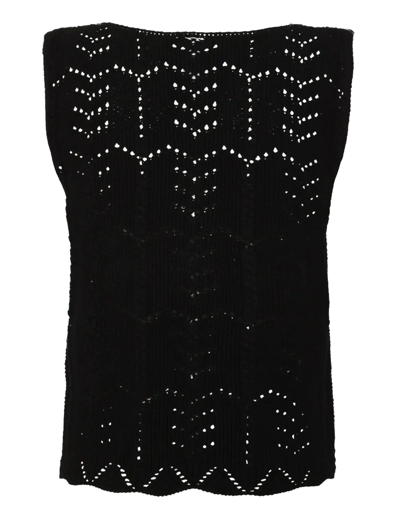 Moves - Daphne vest 4286 - strikveste - 999 black - 2