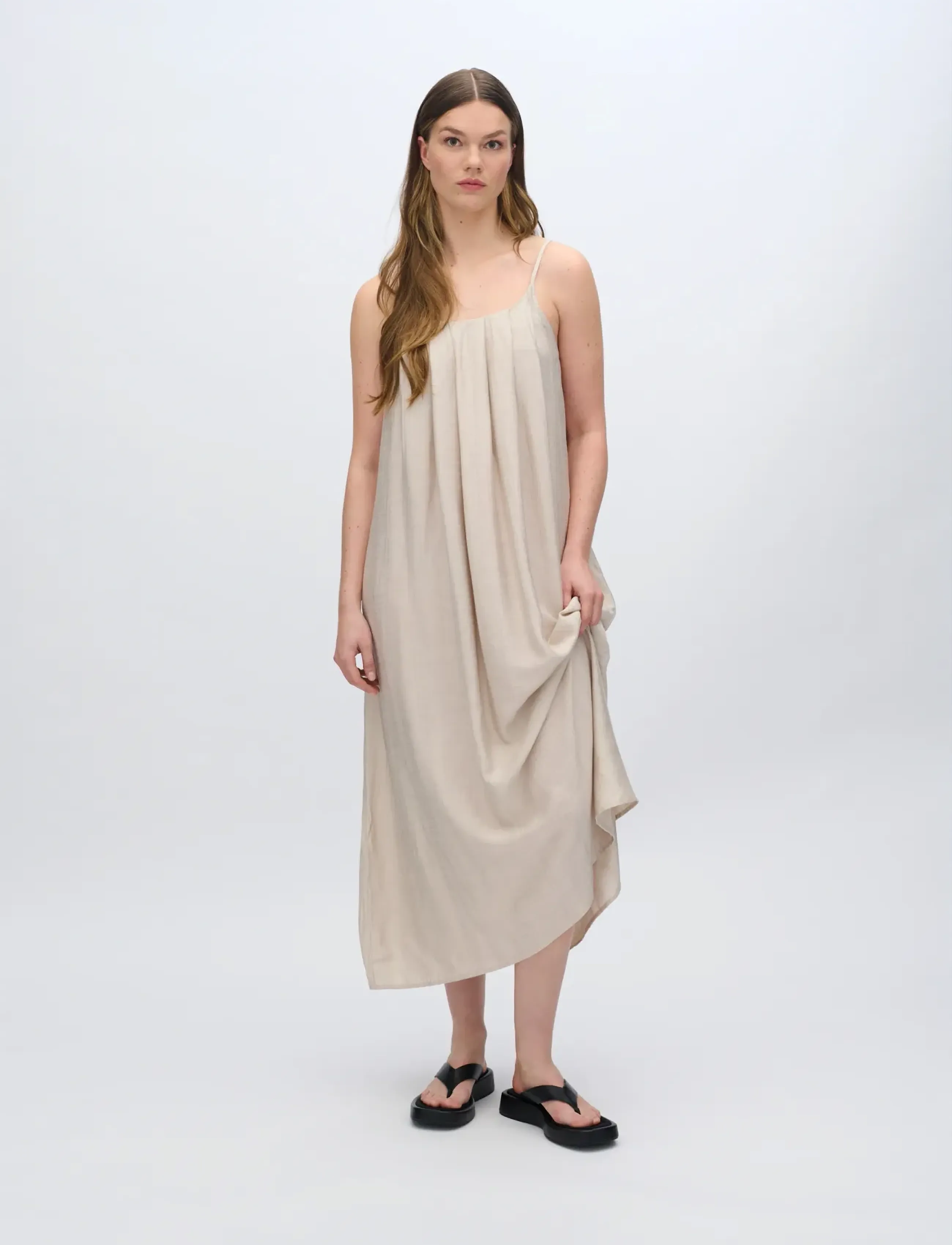 Moves Malia dress 4237 - Kjoler - 0108 CASTLE WALL / cream