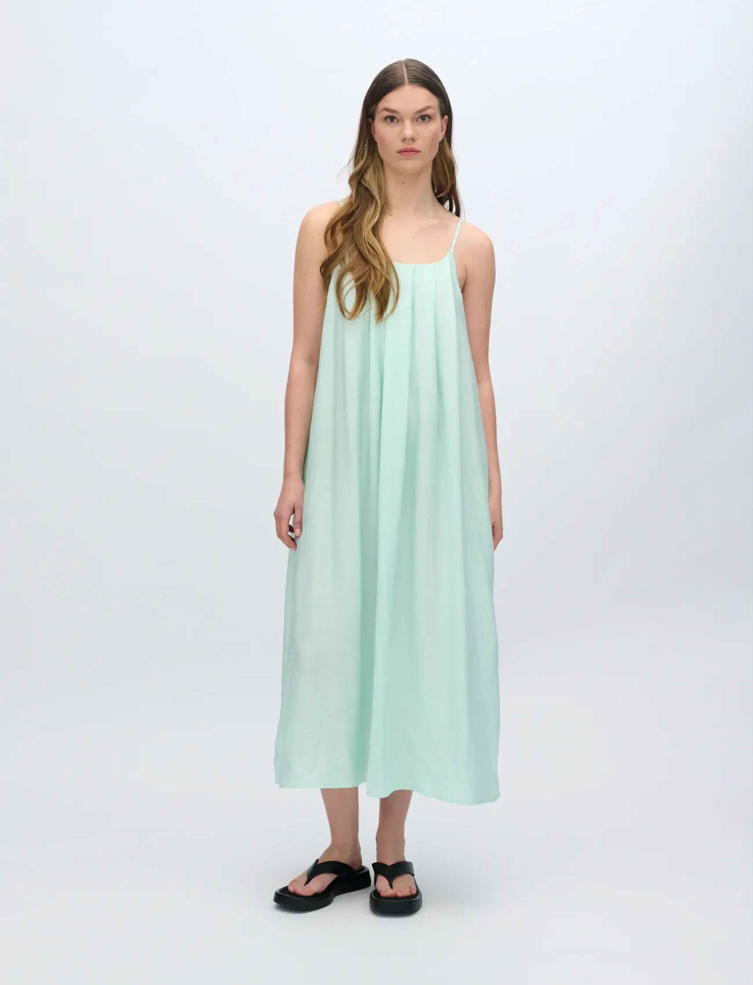 Moves Malia dress 4237 - Midi kjoler - 0109 AMBROSIA / green