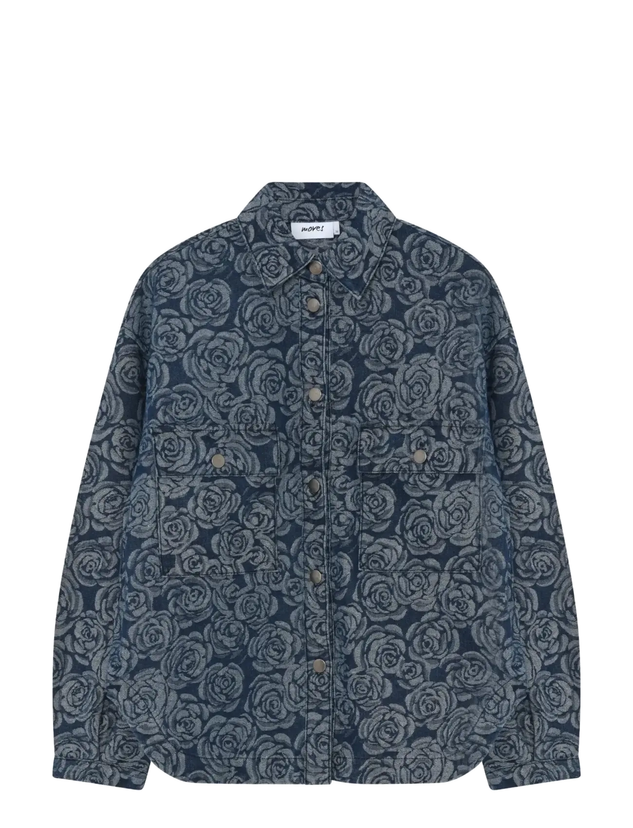 MOVES Noliana Shirt 4518 Blau - 38 - Damen
