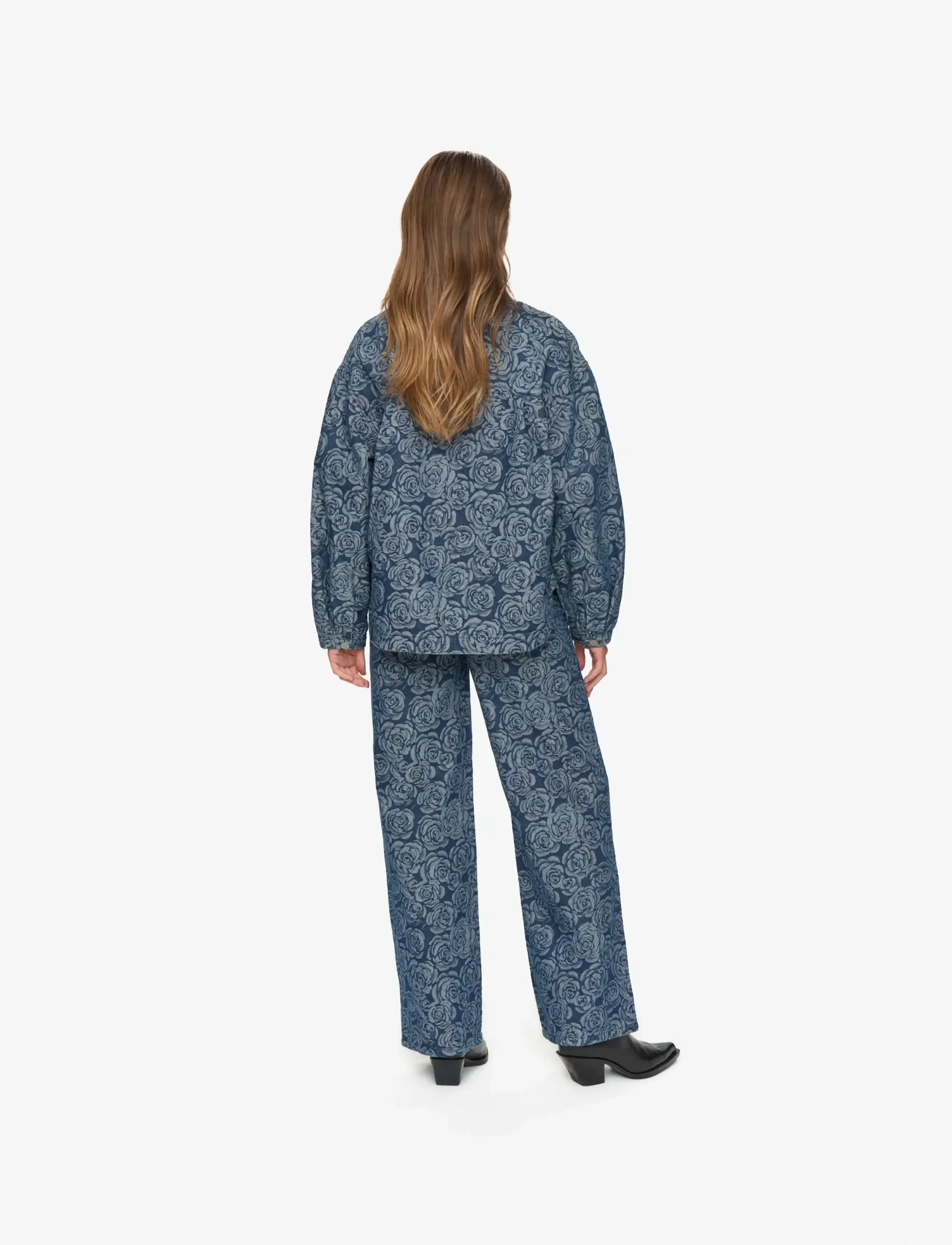 Moves - Noliana shirt 4518 - denimskjorter - 1002 medium blue - 3