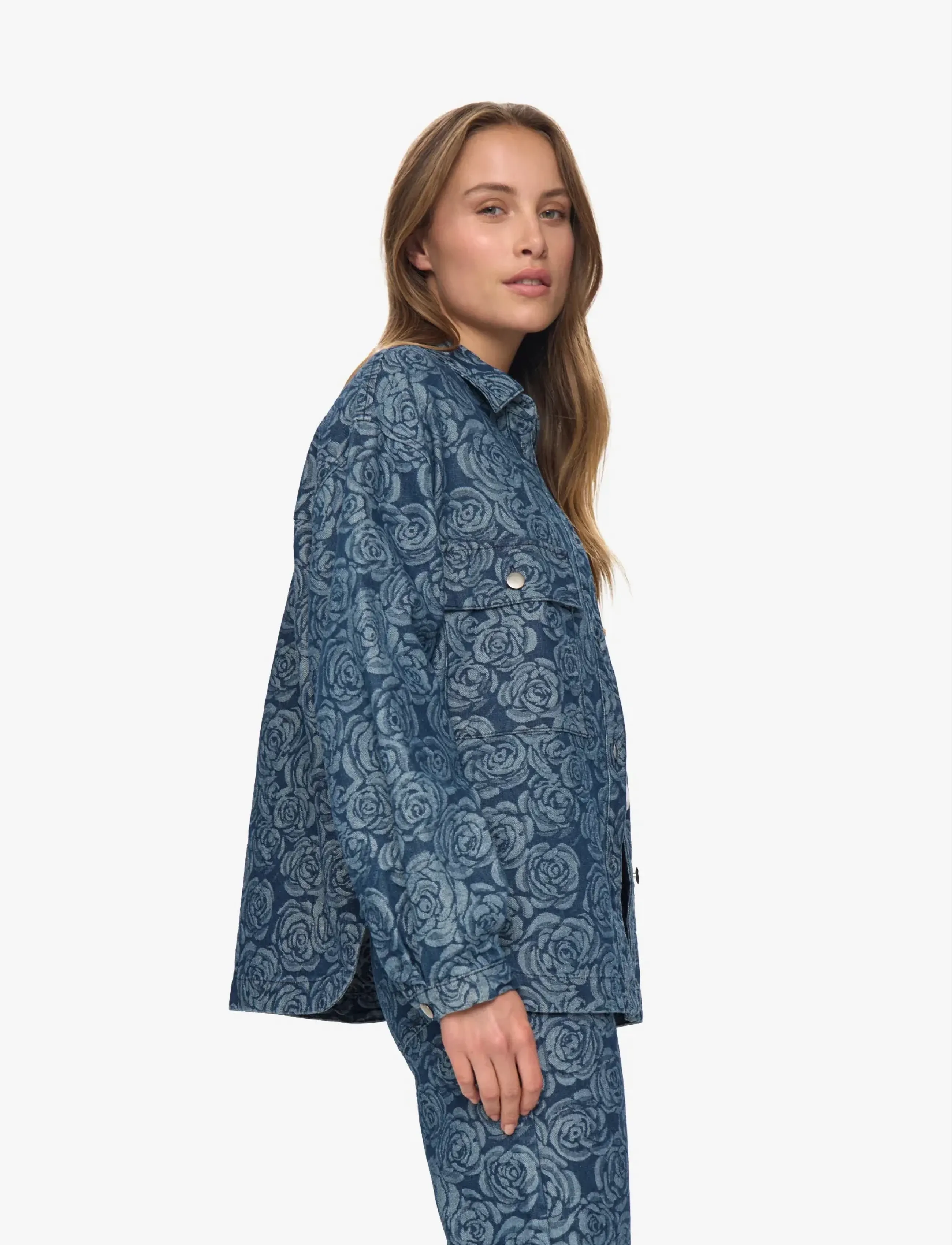 Moves - Noliana shirt 4518 - denimskjorter - 1002 medium blue - 4