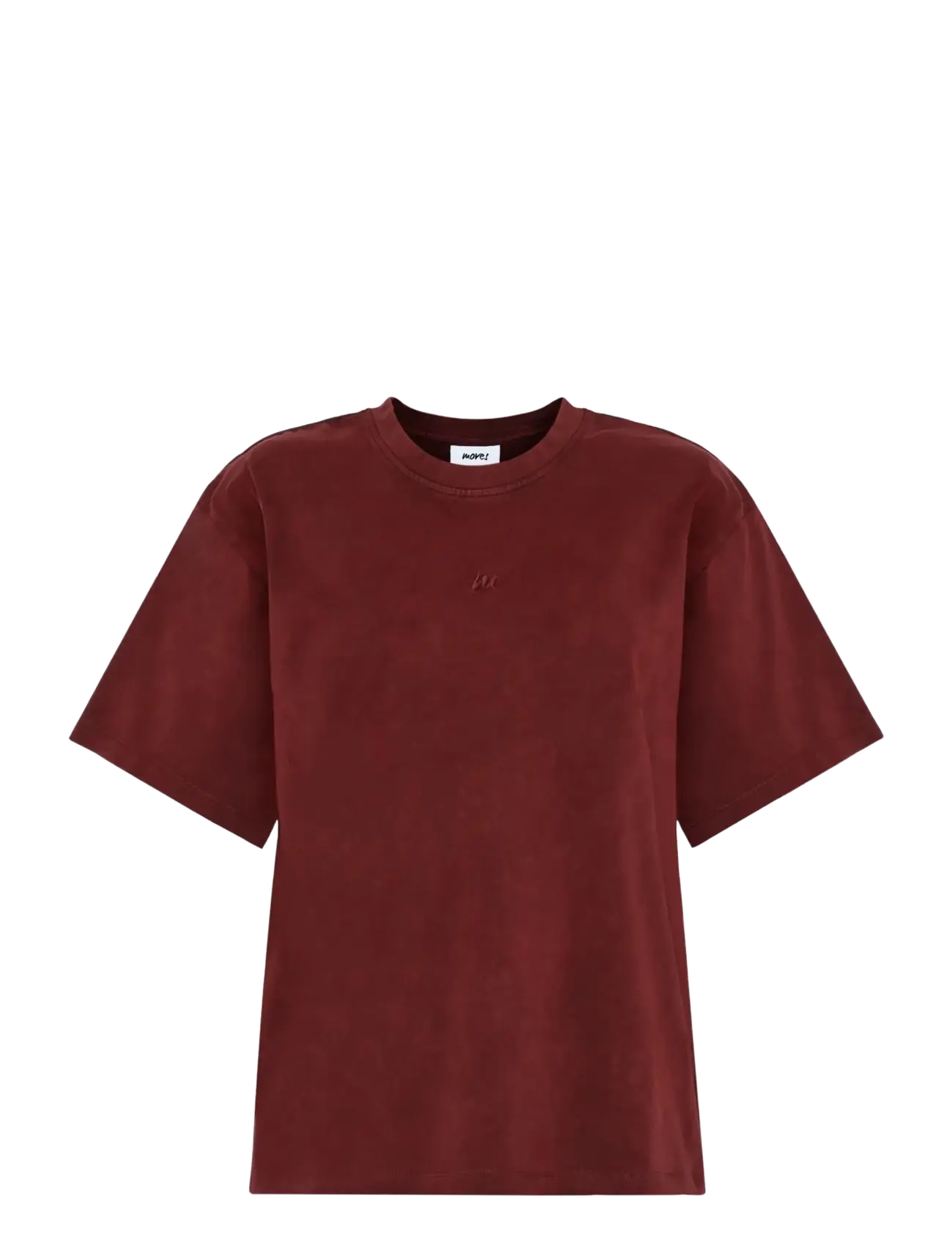 Moves Kiana Tee 4441 - T-shirts - 1624 SASSAFRAS / burgundy