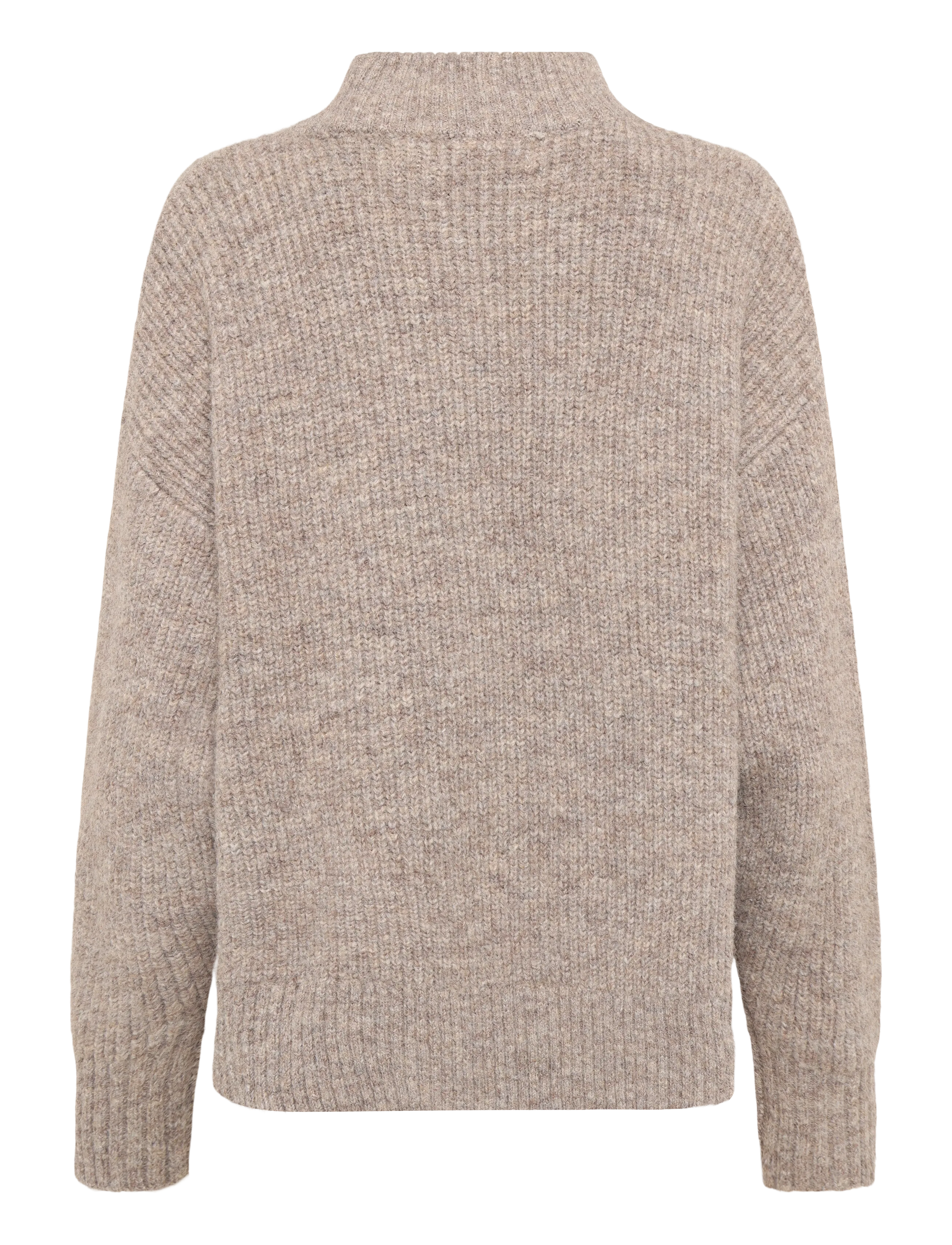 Moves - Bine jumper 4365 - rullekraver - 0909 fossil - 2
