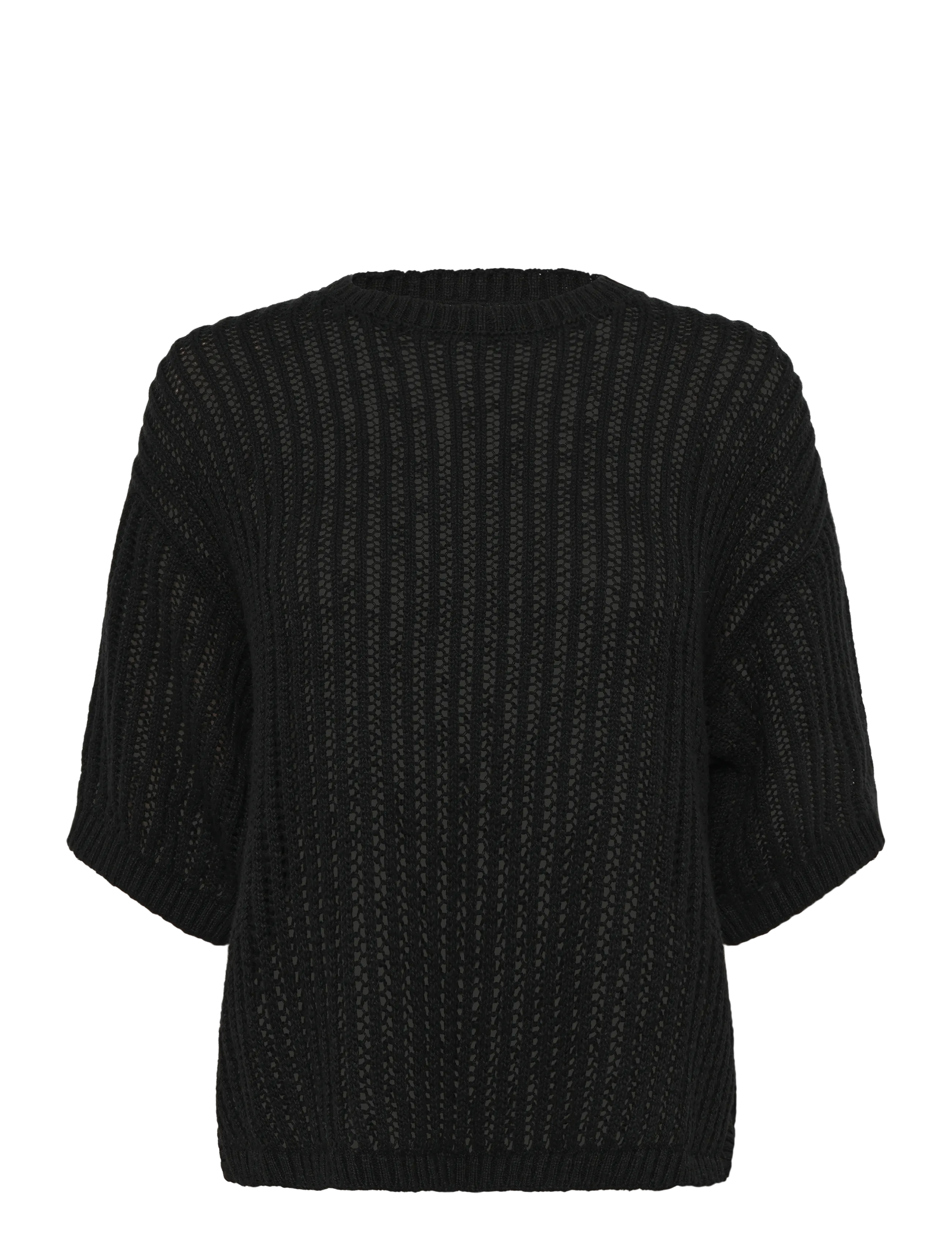 MOVES Fro Ss Knit 4378 Schwarz - XS - Damen