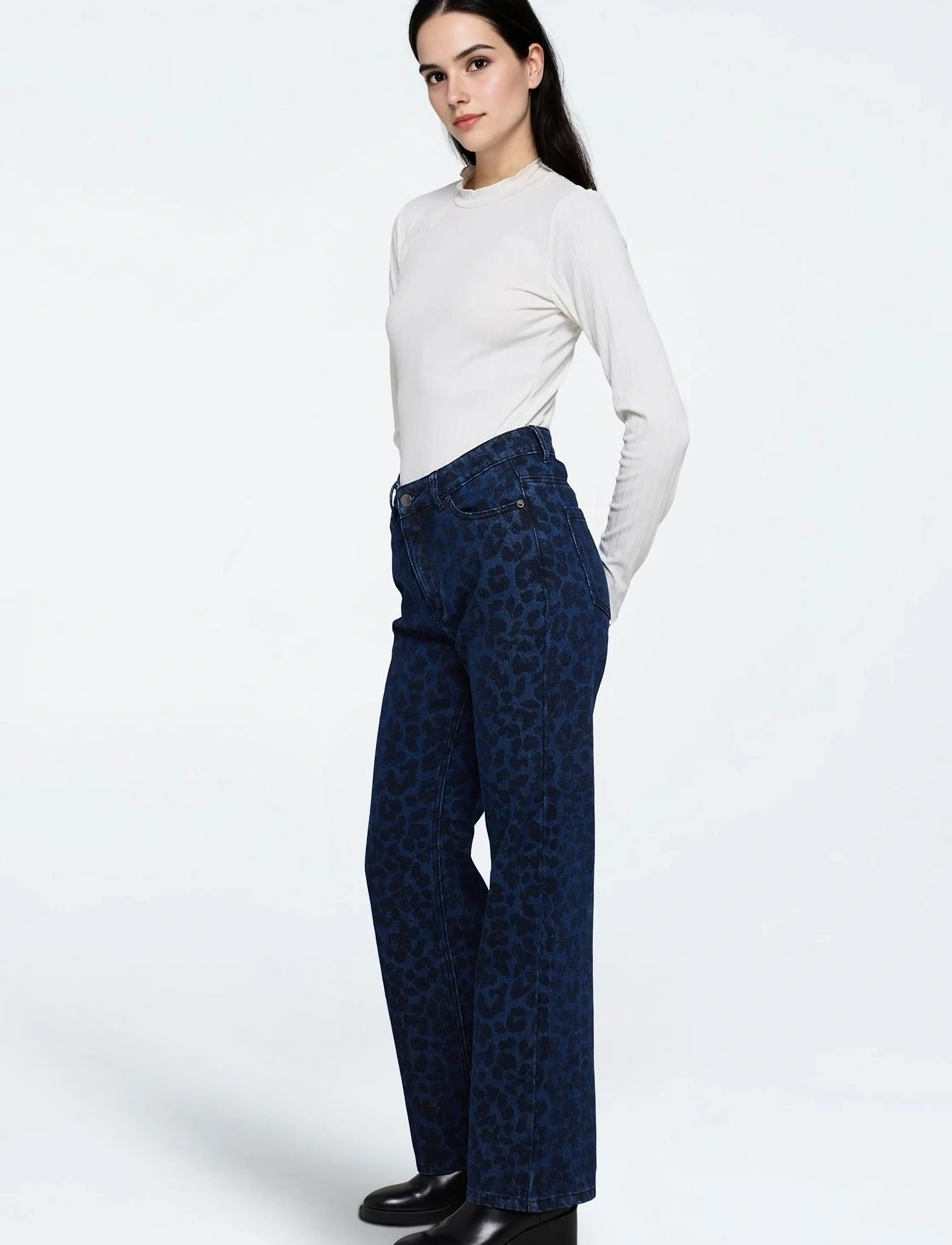 Moves - Talia jeans 4416 - sirge säärega teksad - 1003 dark blue - 0