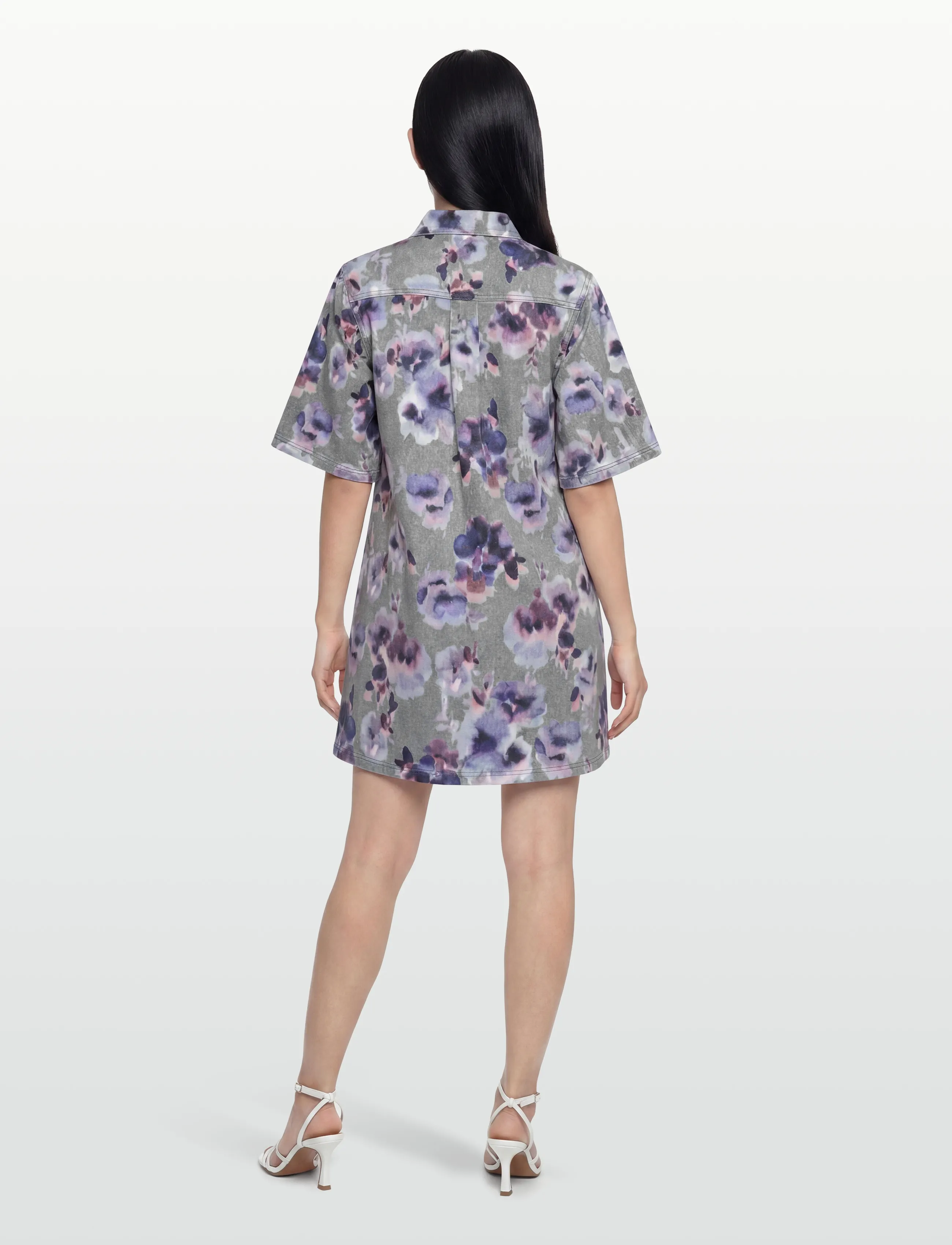 Moves - Ellianna dress 4419 - skjortekjoler - 0201 castlerock - 4