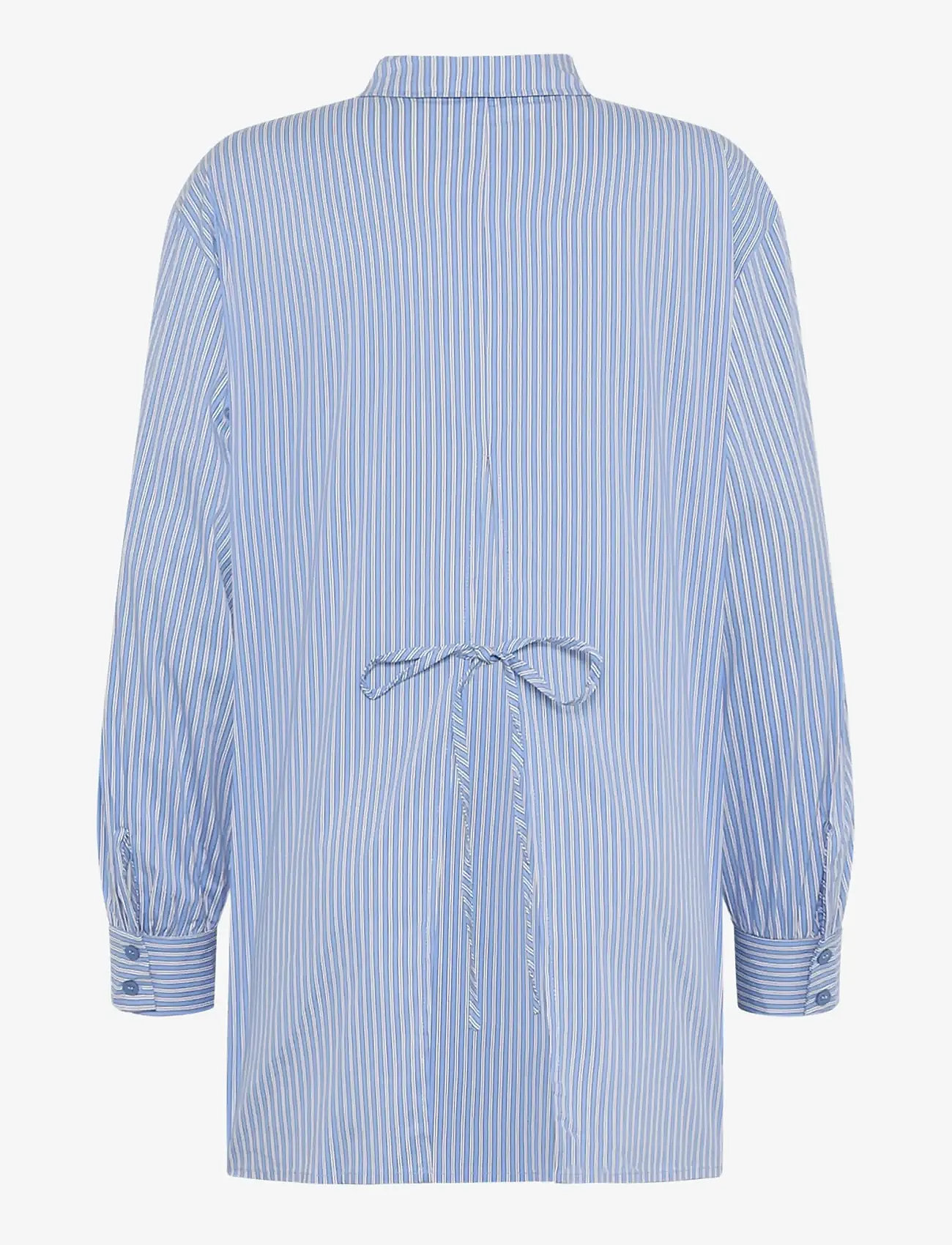 Moves - Nella shirt 4433 - langærmede skjorter - 4041 star sapphire - 2