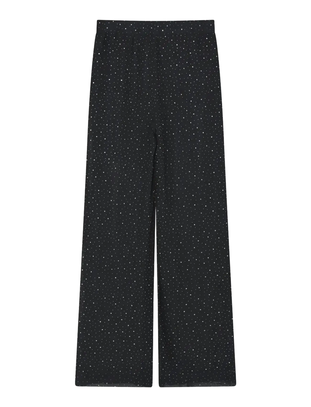 Moves - Perla pants 4525 - bukser med brede ben - 999 black - 2