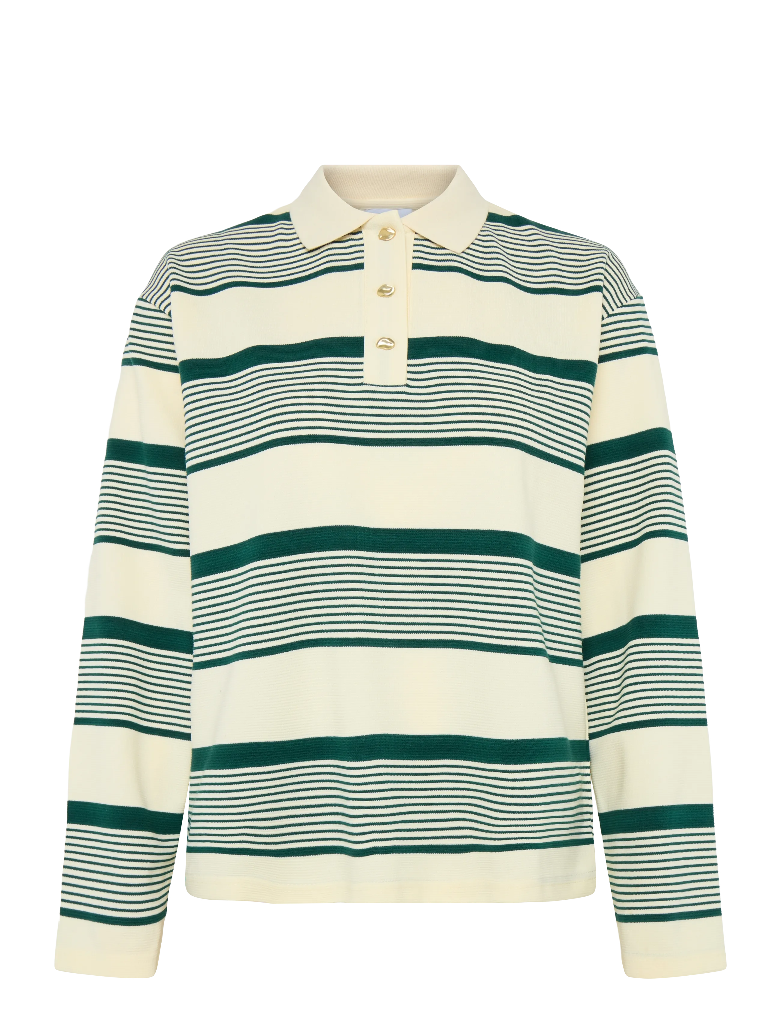 Moves Pomila polo 4546 - T-shirts & Toppe - 4517 MEDITERRANEA / cream