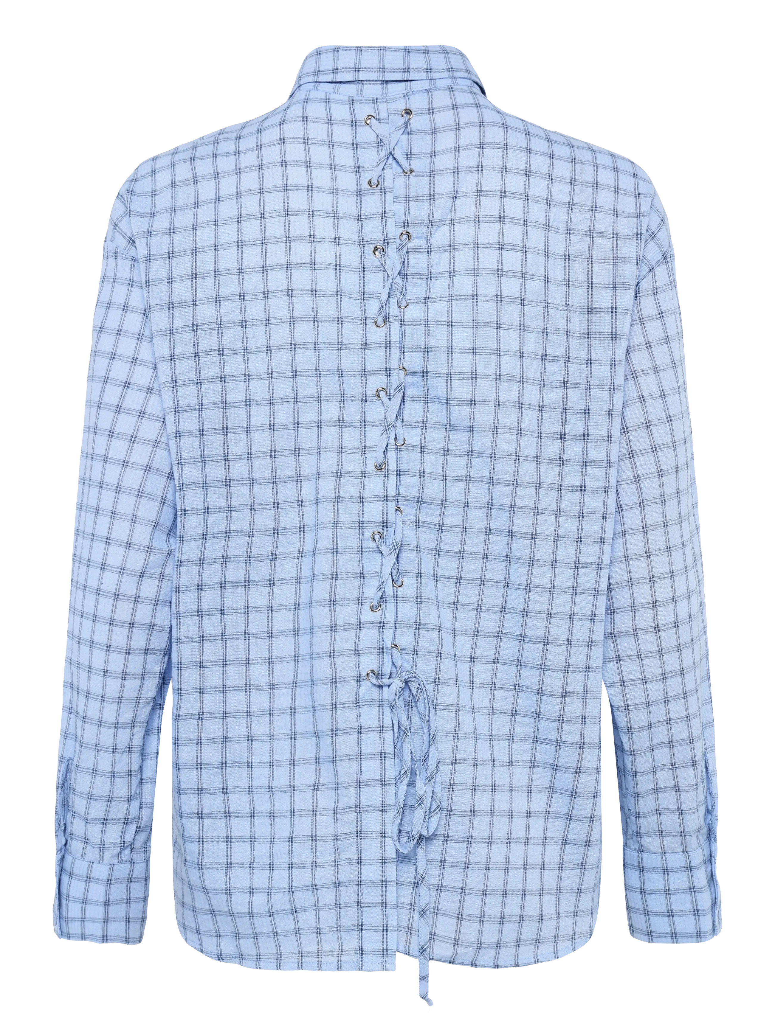 Moves - Maries tie shirt 4620 - langærmede skjorter - 4005 nantucket breeze - 1