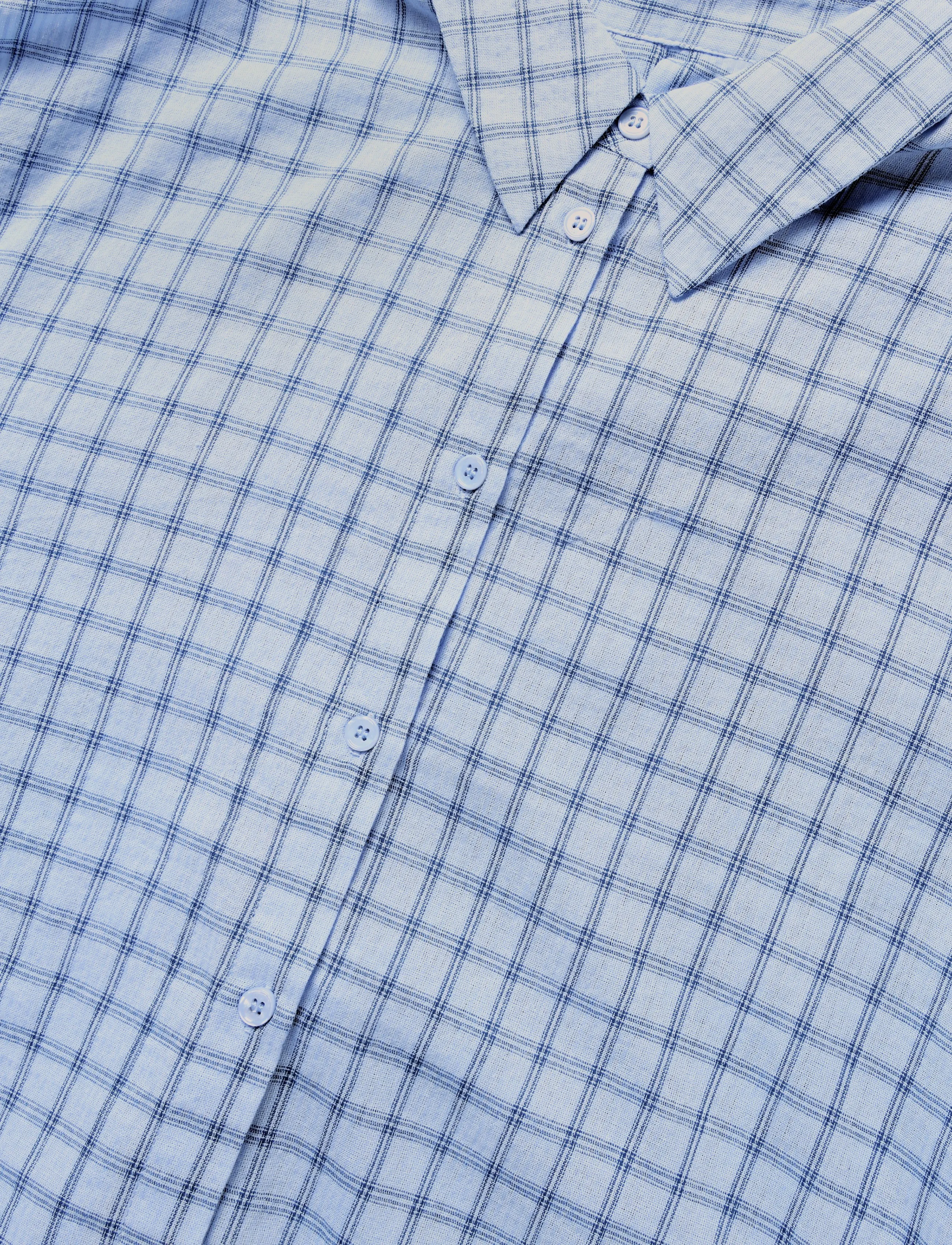 Moves - Maries tie shirt 4620 - langærmede skjorter - 4005 nantucket breeze - 2
