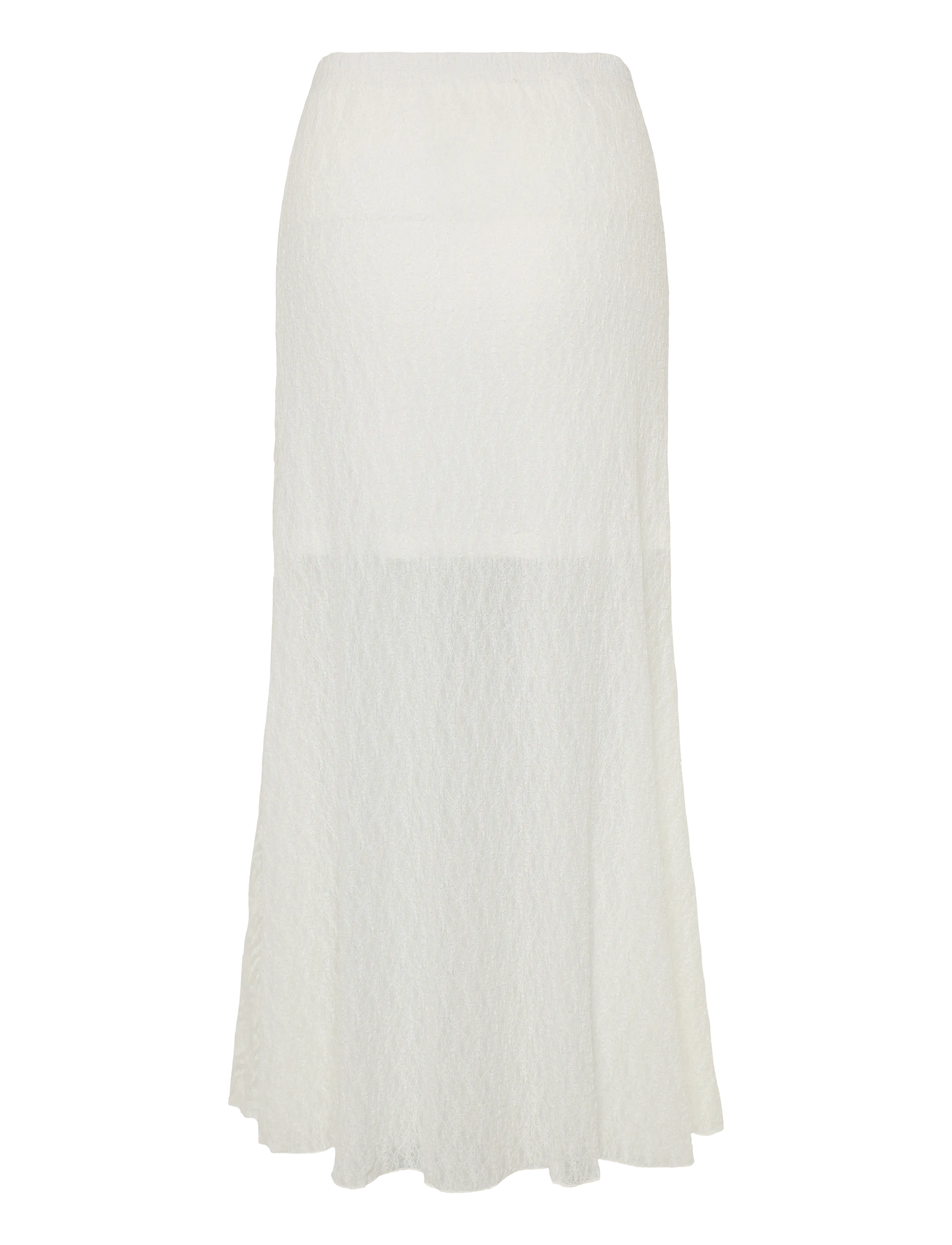 Moves - Lorelai Skirt 4625 - midi nederdele - 000 white - 2
