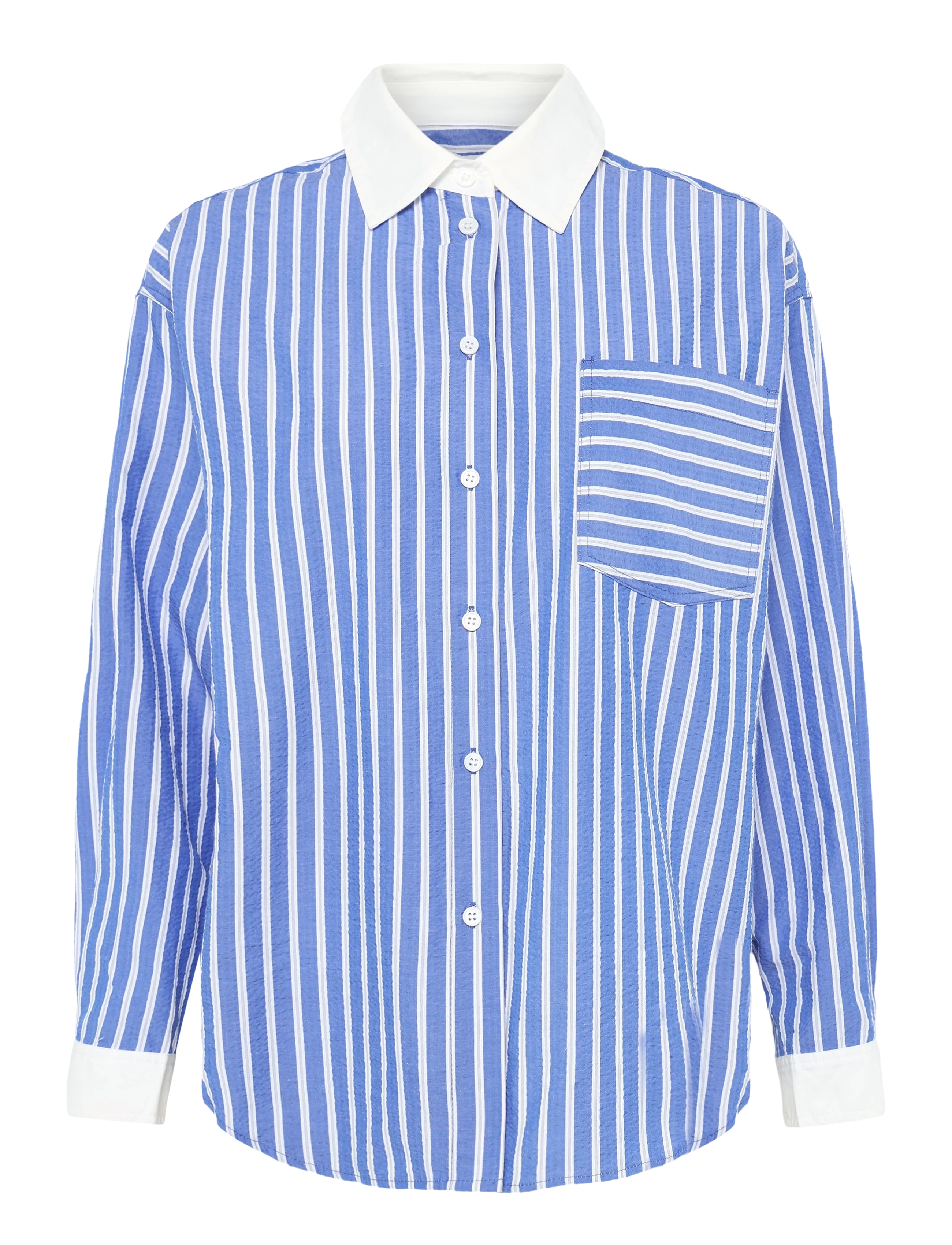 Moves Rhonie shirt 4626 - Plus Size & Curvy - 4148 VICTORIA BLUE / blue