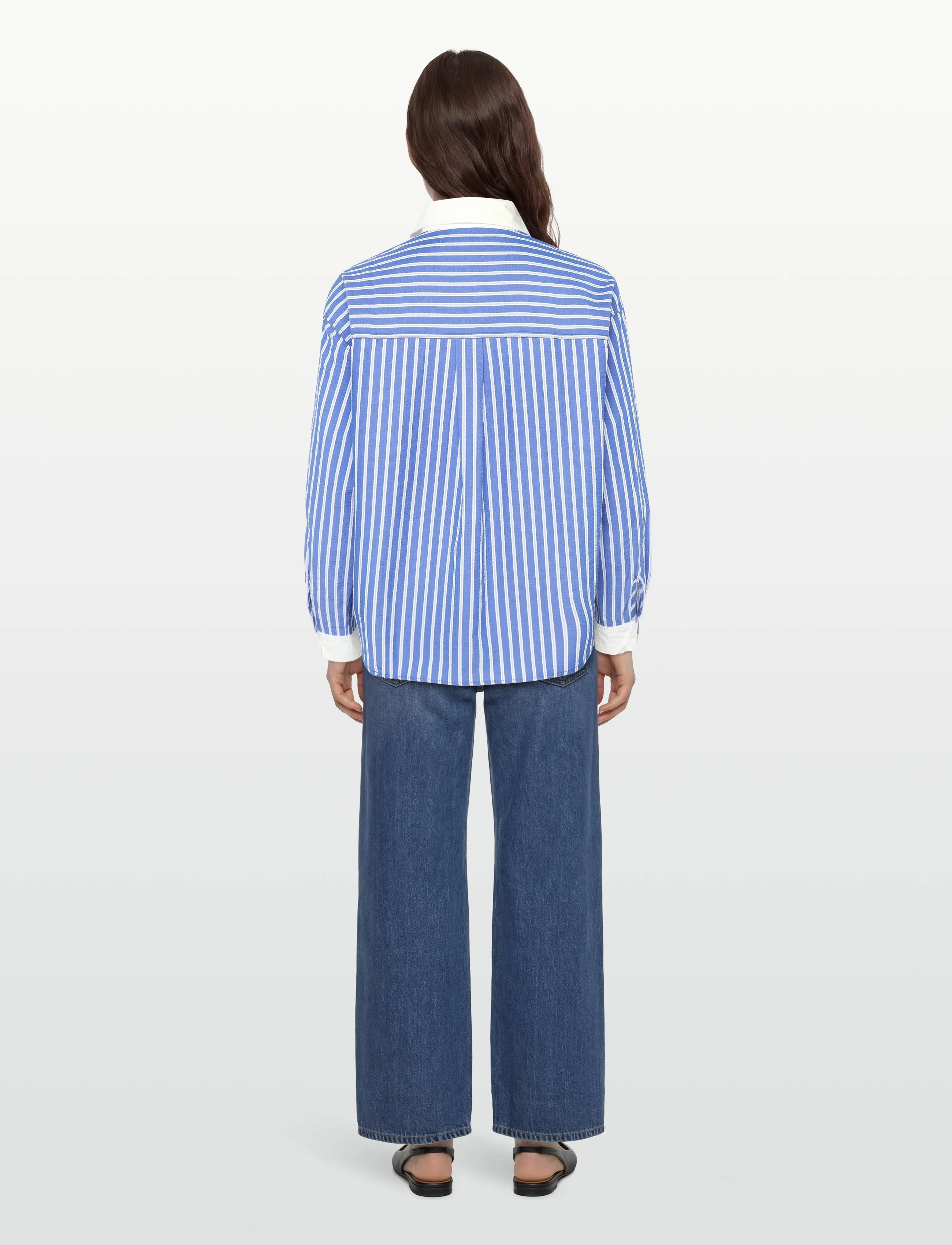 Moves - Rhonie shirt 4626 - långärmade skjortor - 4148 victoria blue - 4