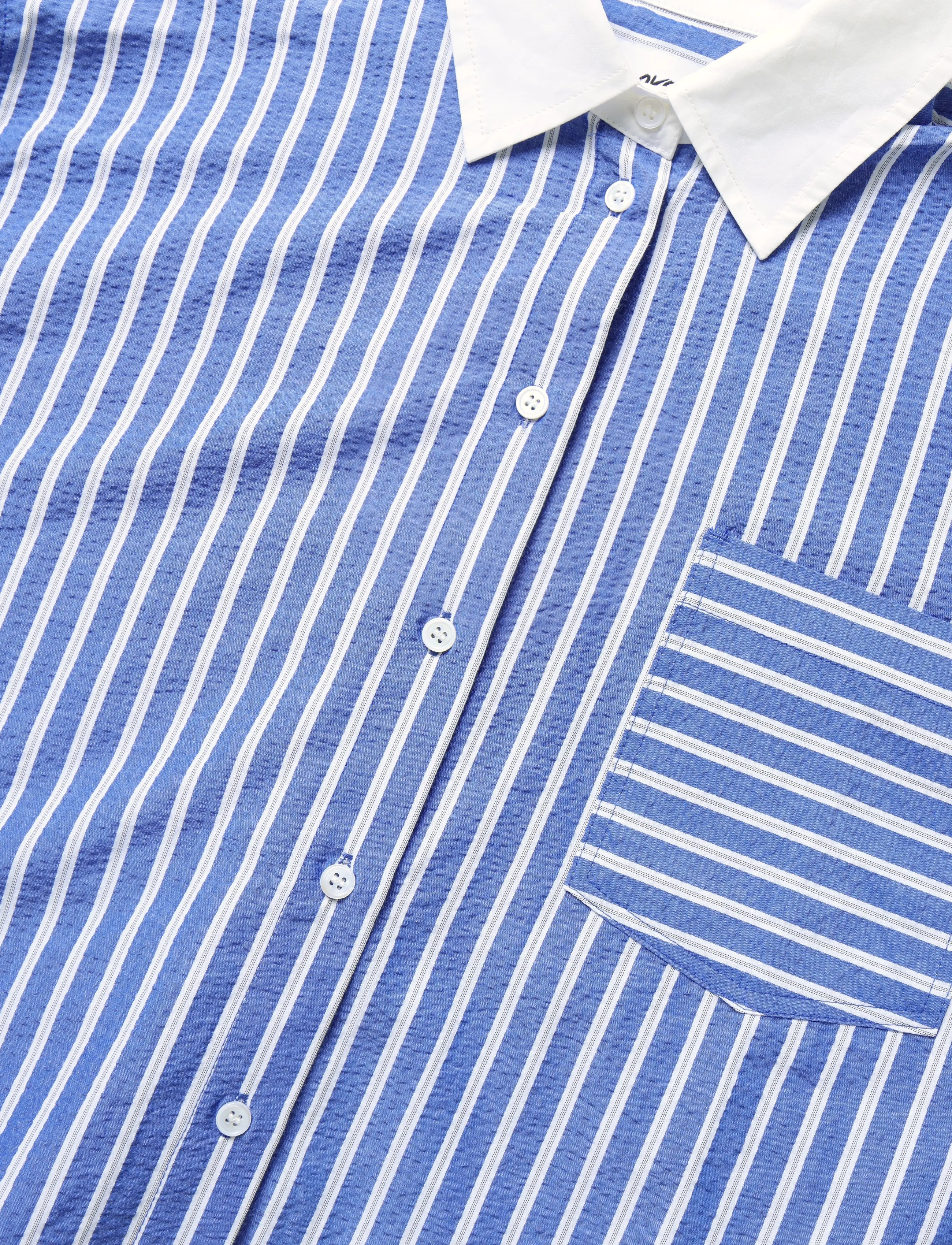 Moves - Rhonie shirt 4626 - långärmade skjortor - 4148 victoria blue - 5