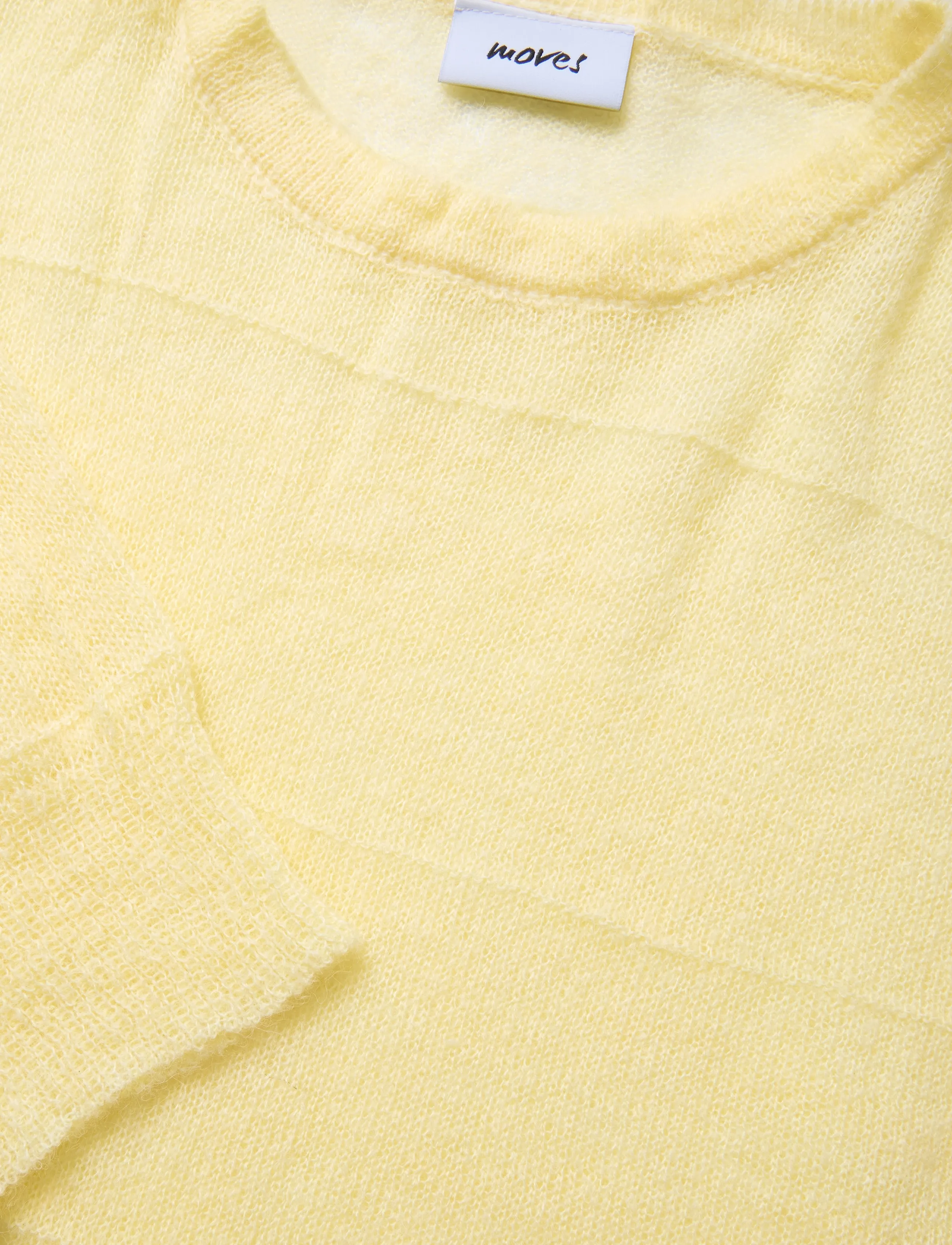 Moves - Penny SS knit 4634 - trøjer - 0618 wax yellow - 5