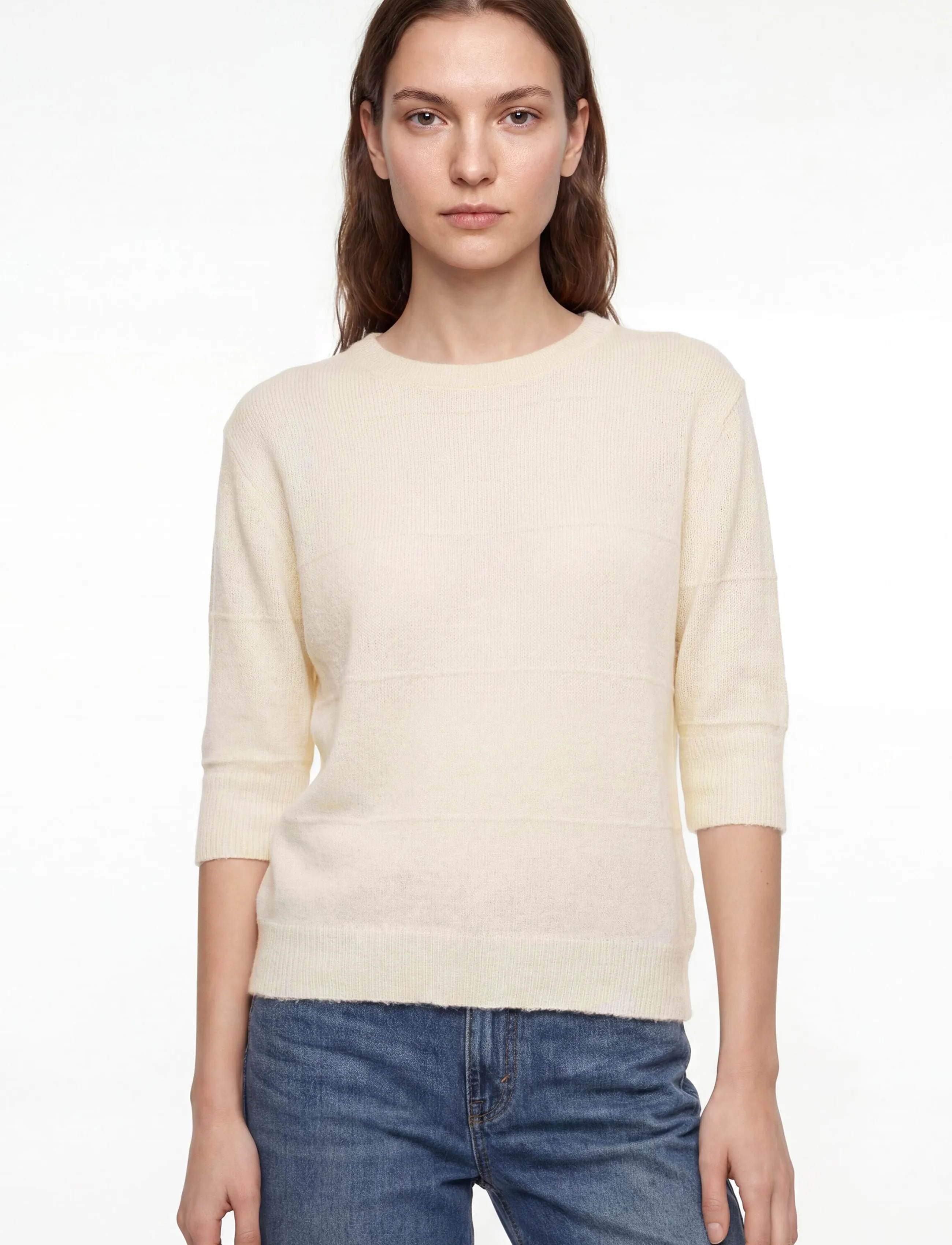 Moves - Penny SS knit 4634 - džemprid - 0710 shortbread - 3
