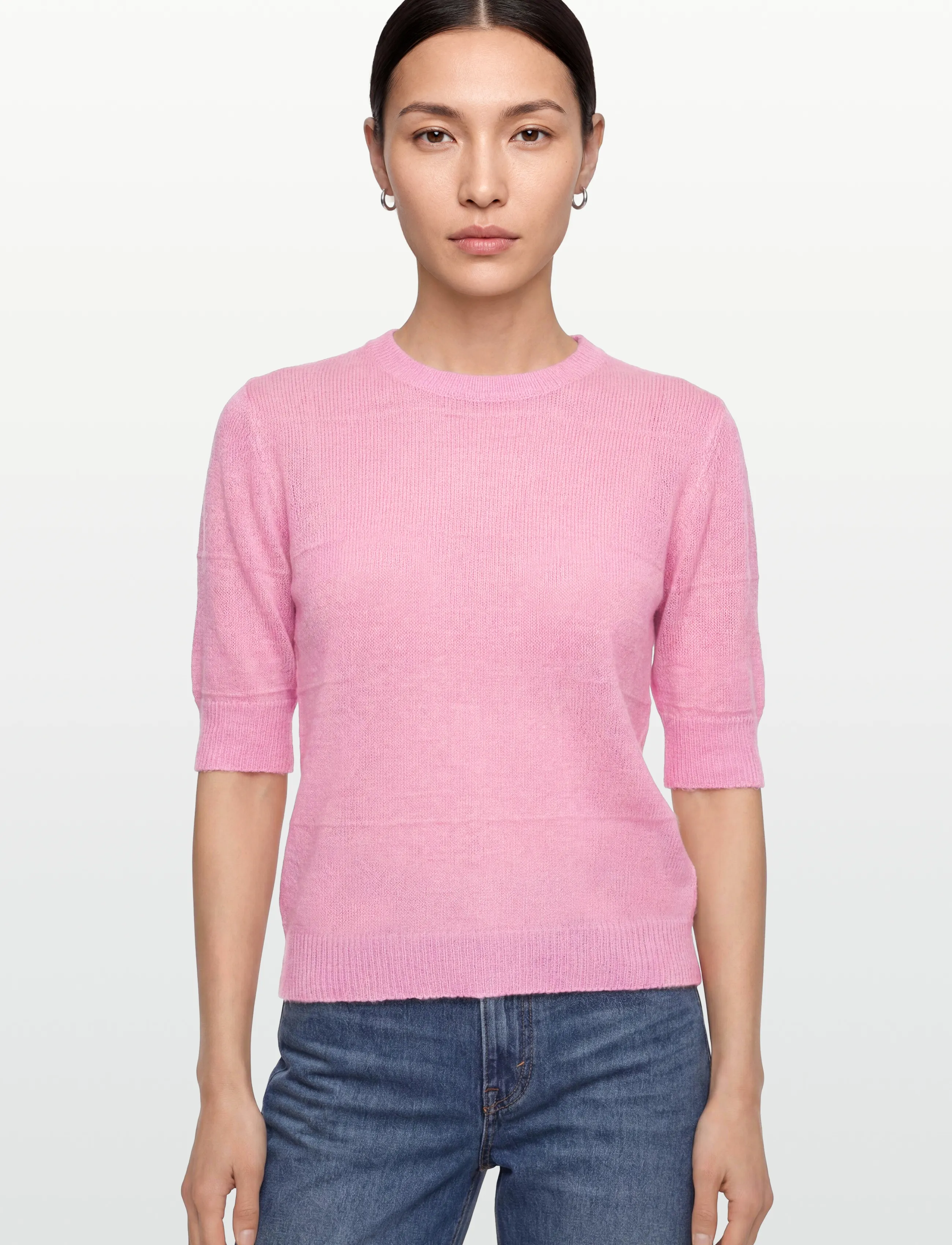 Moves - Penny SS knit 4634 - džemprid - 2215 cashmere rose - 3