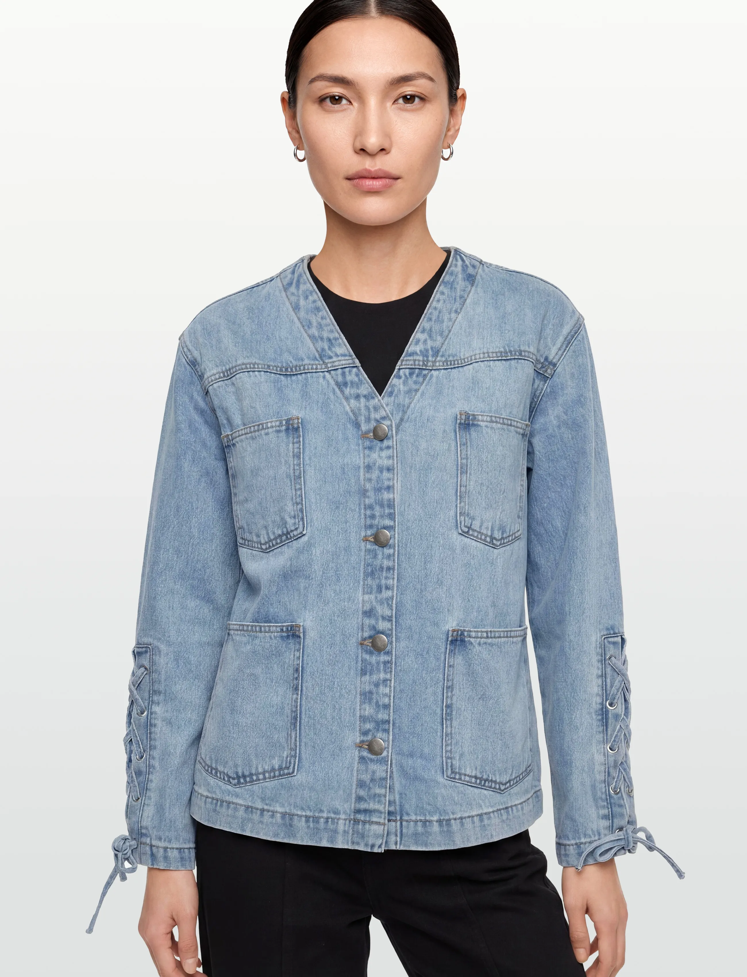 Moves - Zendaya jacket 4633 - outerwear - 1001 light blue - 3
