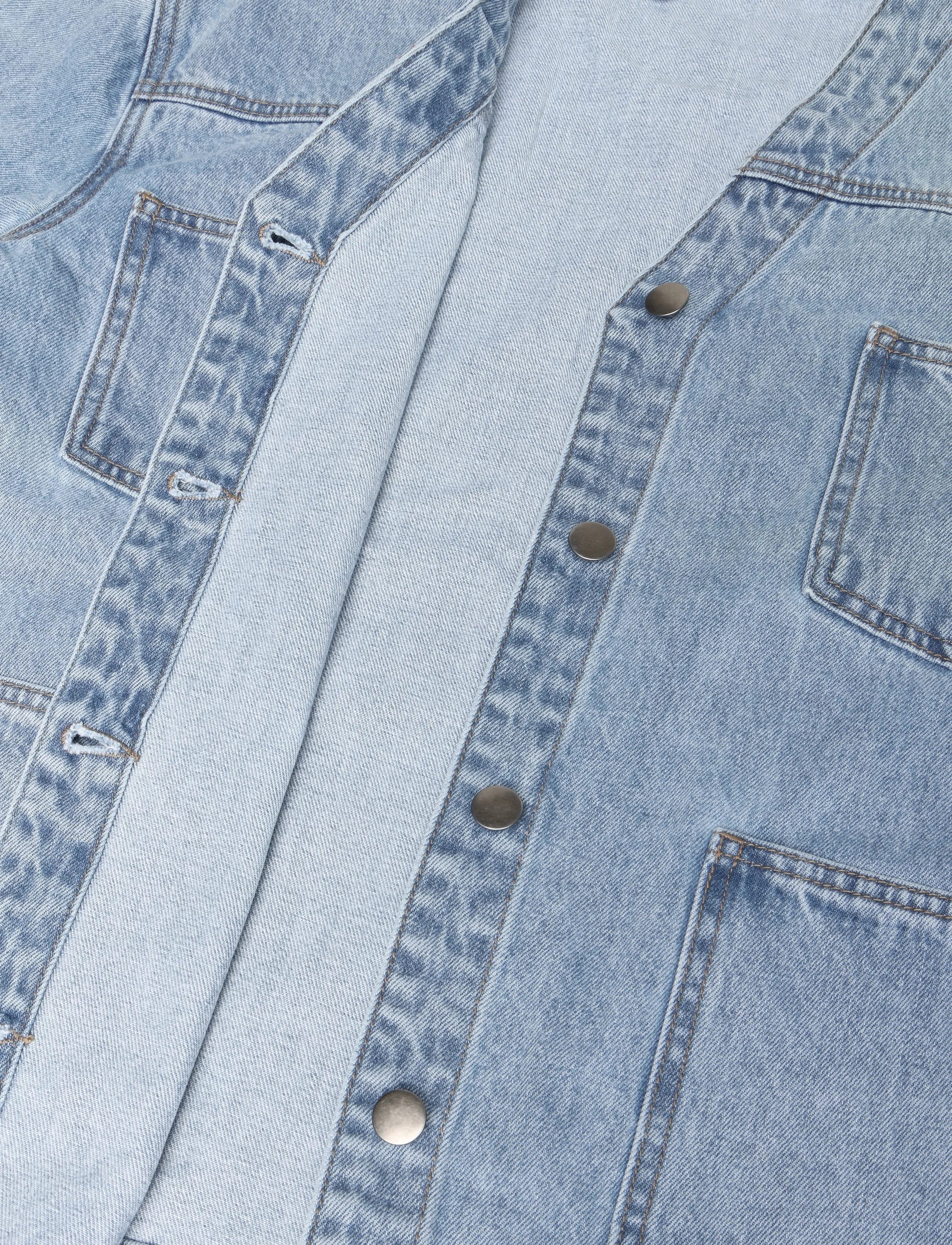 Moves - Zendaya jacket 4633 - ytterkläder - 1001 light blue - 4