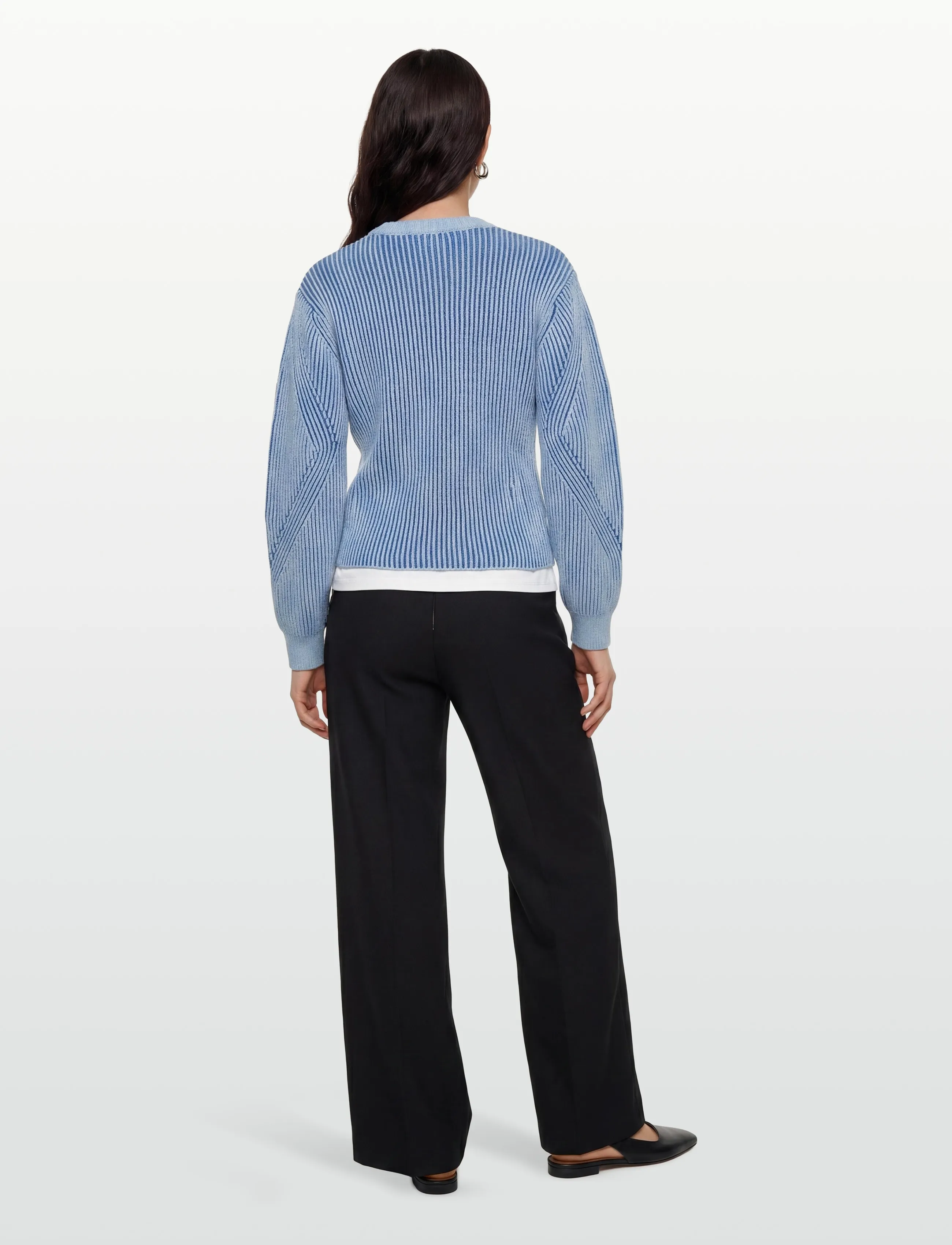 Moves - Koliana knit 1566 - trøjer - 4148 victoria blue - 4