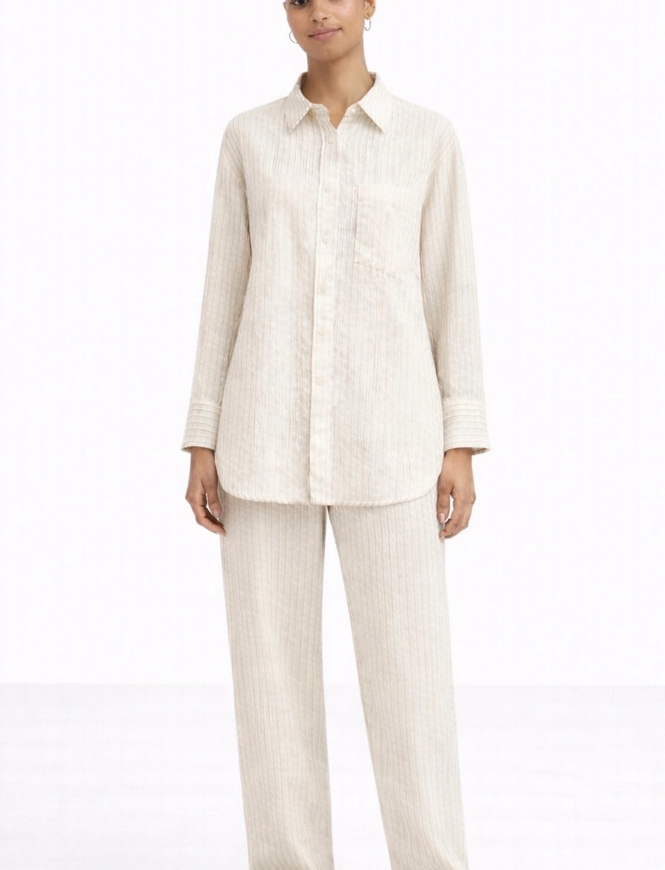 Movesgood Madeleine Shirt - Beige - XS