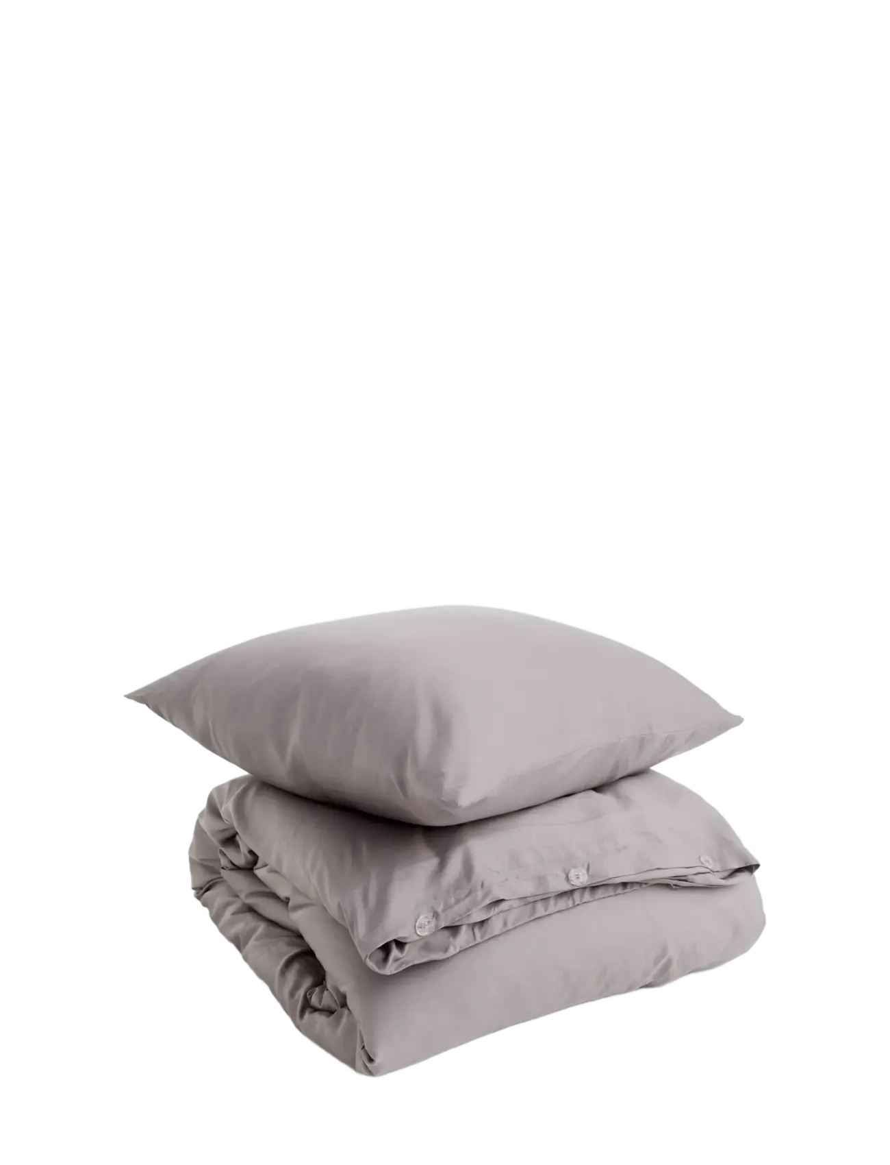 Movesgood Bamboo Bedding Set Moss Green 150x210 (Pillow 50x60) - Tekstiler - DARK GREY / grey