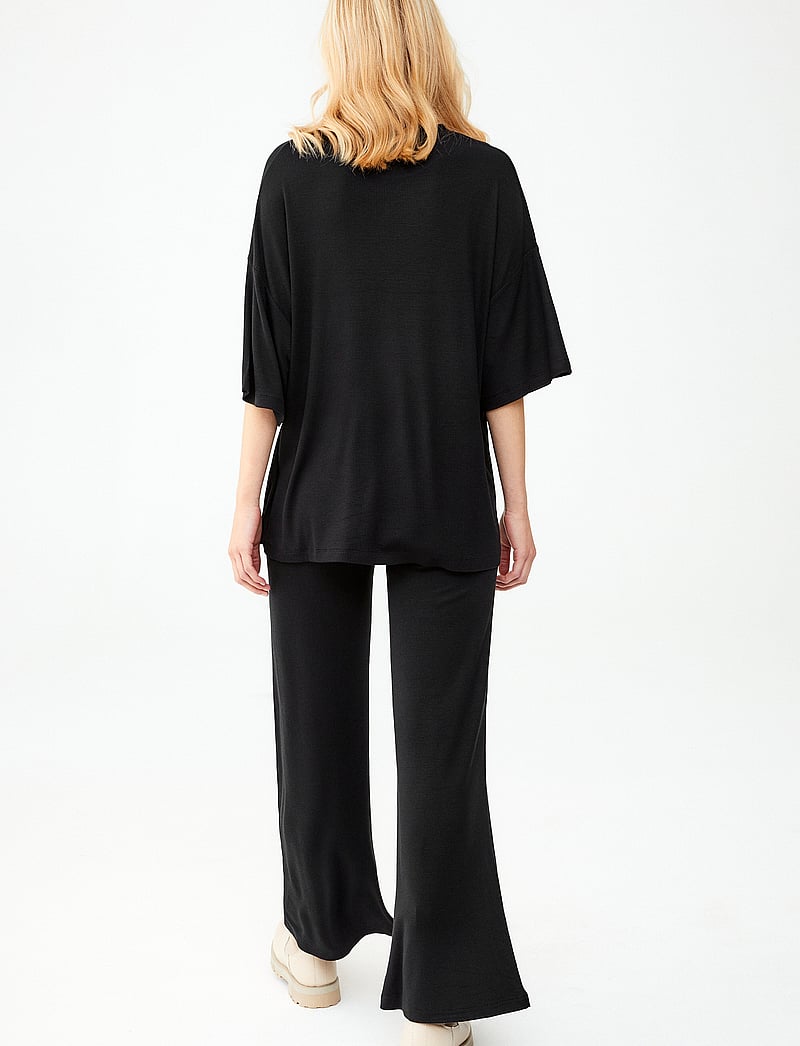 Movesgood - Julia Top Night Sky - nattøj & hyggetøj - black - 3