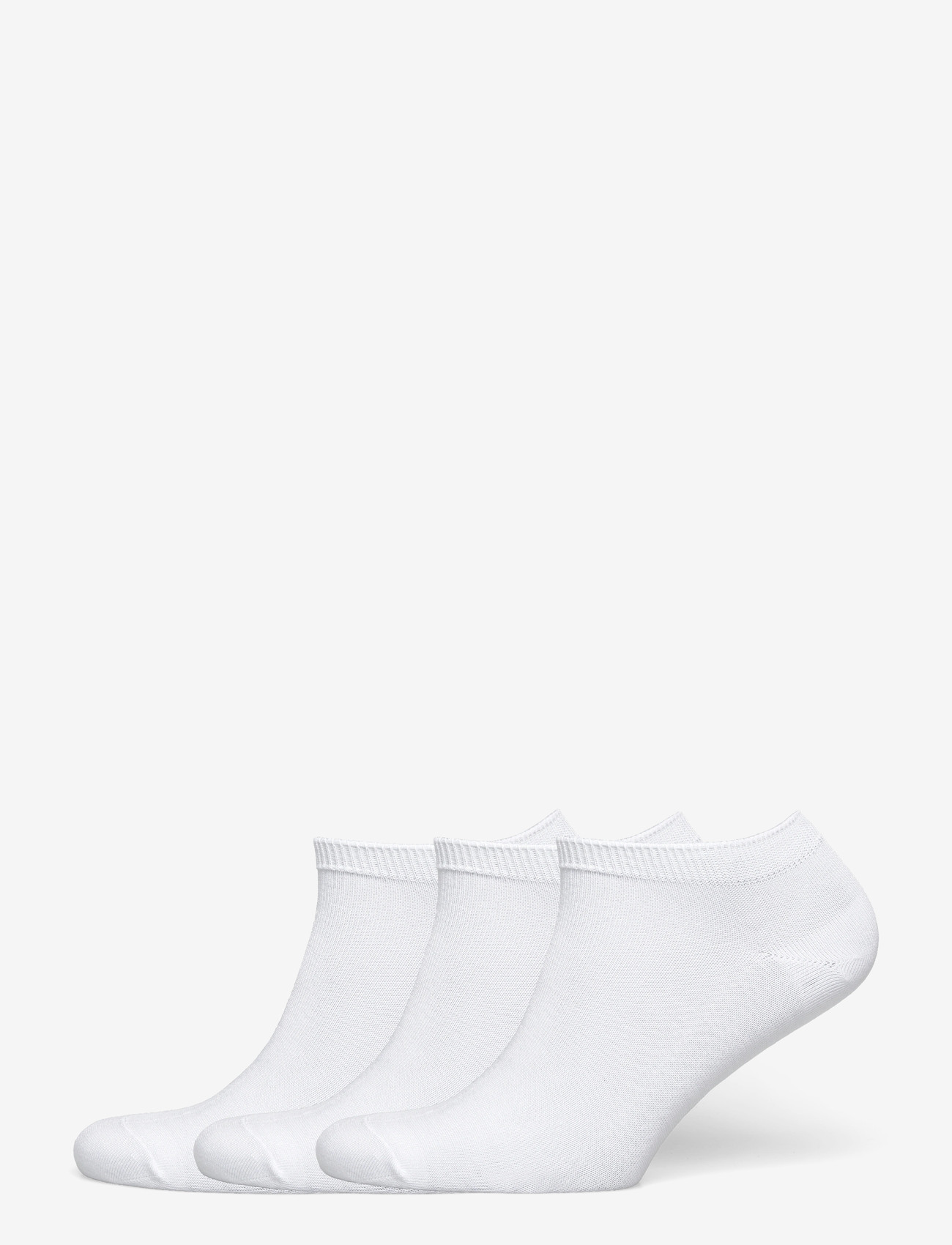 Movesgood - Ankel bamboo 3-pack - ankelstrumpor - white - 0