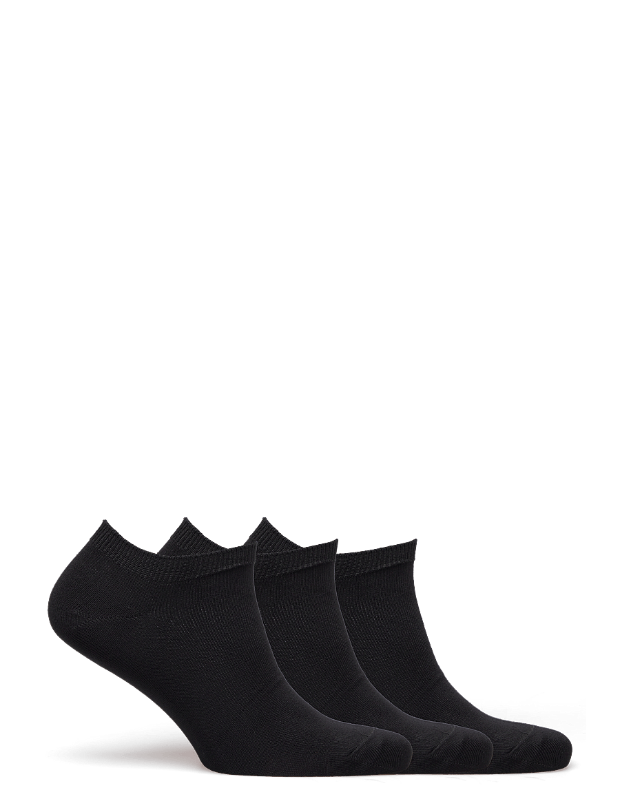 Movesgood - Ankel Bamboo 3-Pack Onsize Black - ankle socks - black - 1
