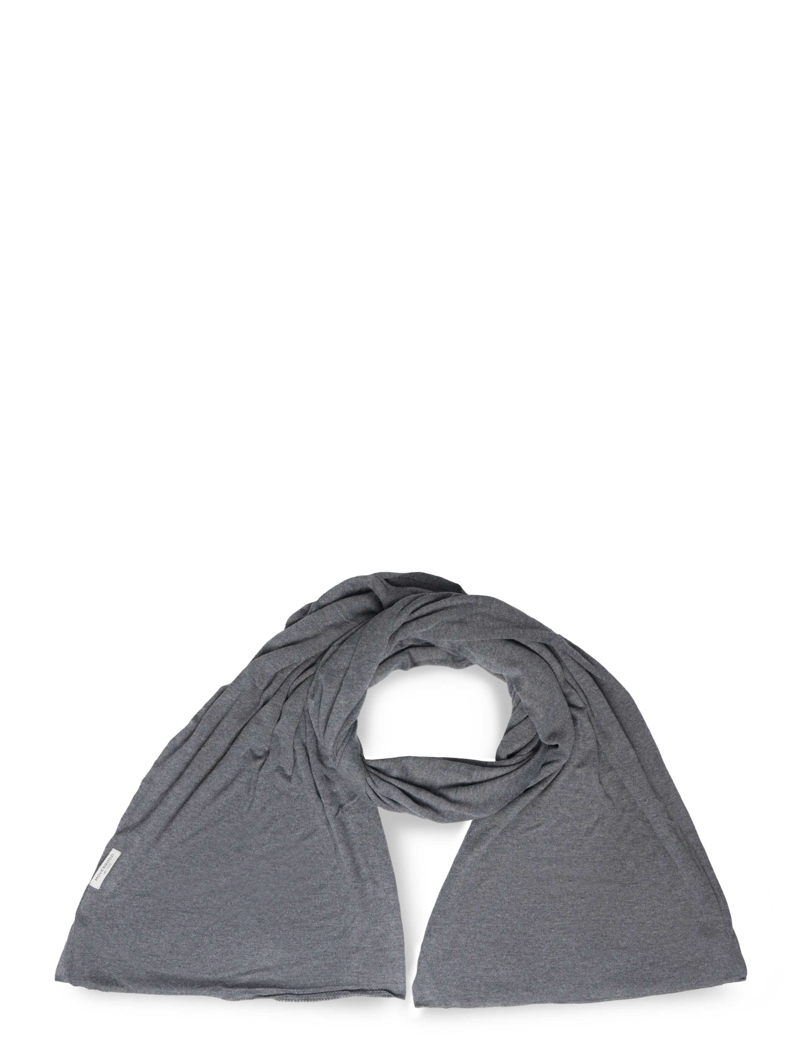 Movesgood Mirja Scarf - onesize - Grey Melange - Stickat - GREY / grey
