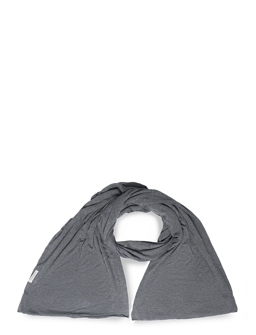 Movesgood - Mirja Scarf - onesize - Grey Melange - kashmir - grey - 1