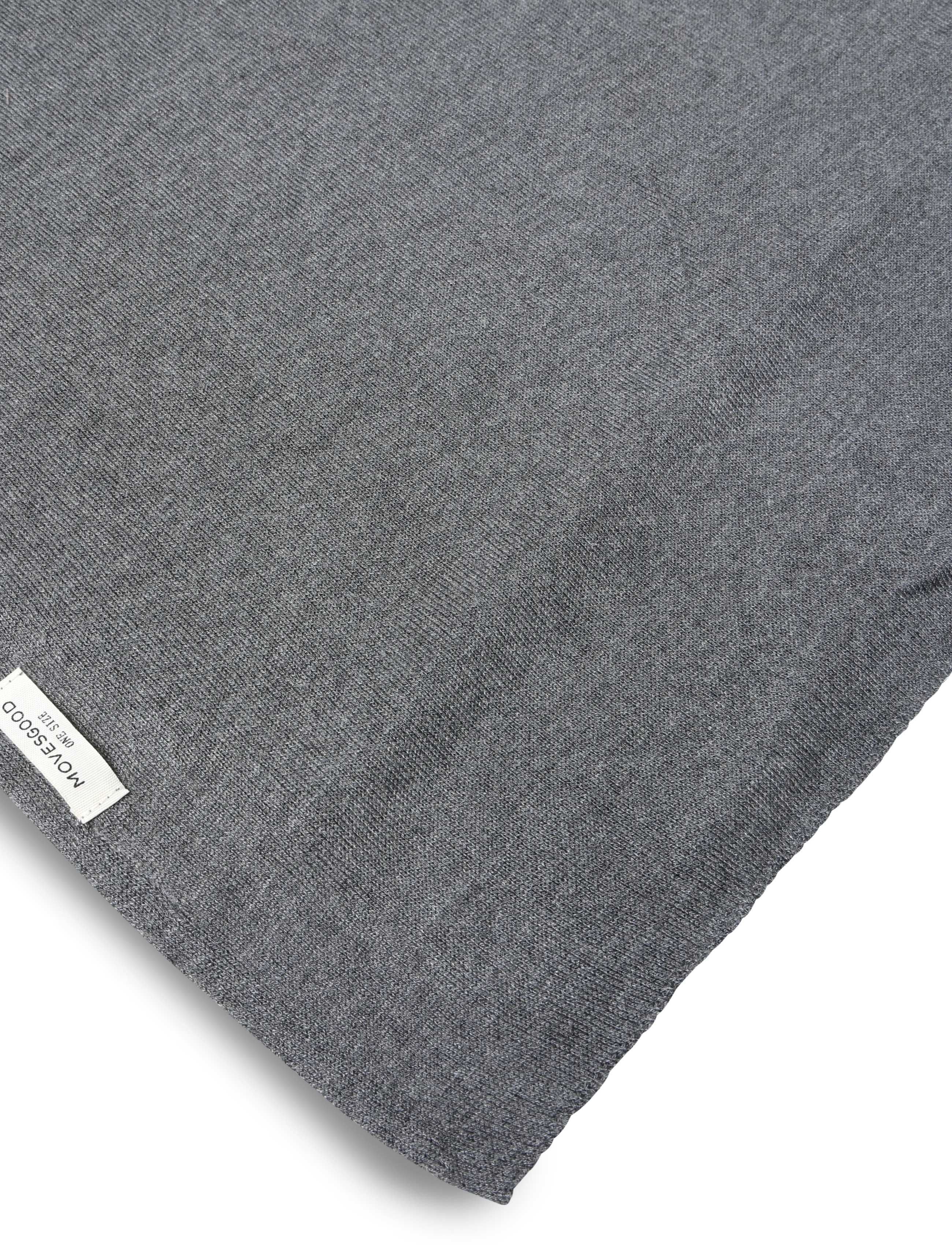 Movesgood - Mirja Scarf - onesize - Grey Melange - kashmir - grey - 3