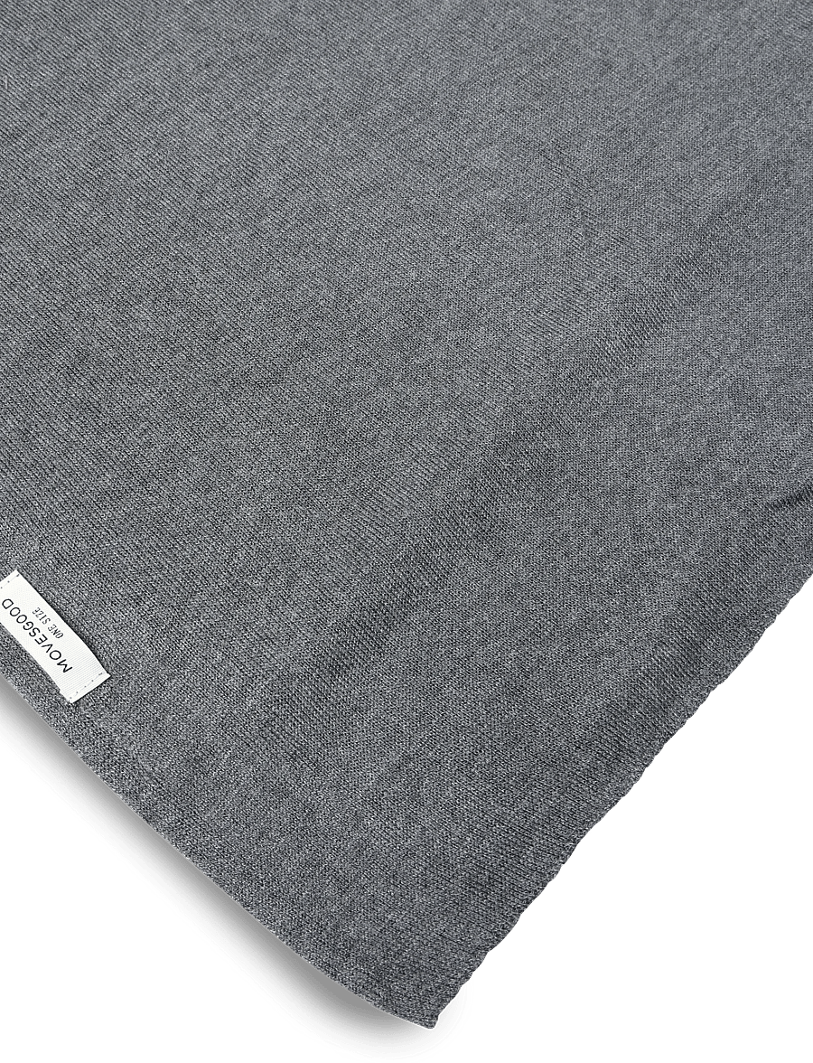 Movesgood - Mirja Scarf - onesize - Grey Melange - kashmir - grey - 3
