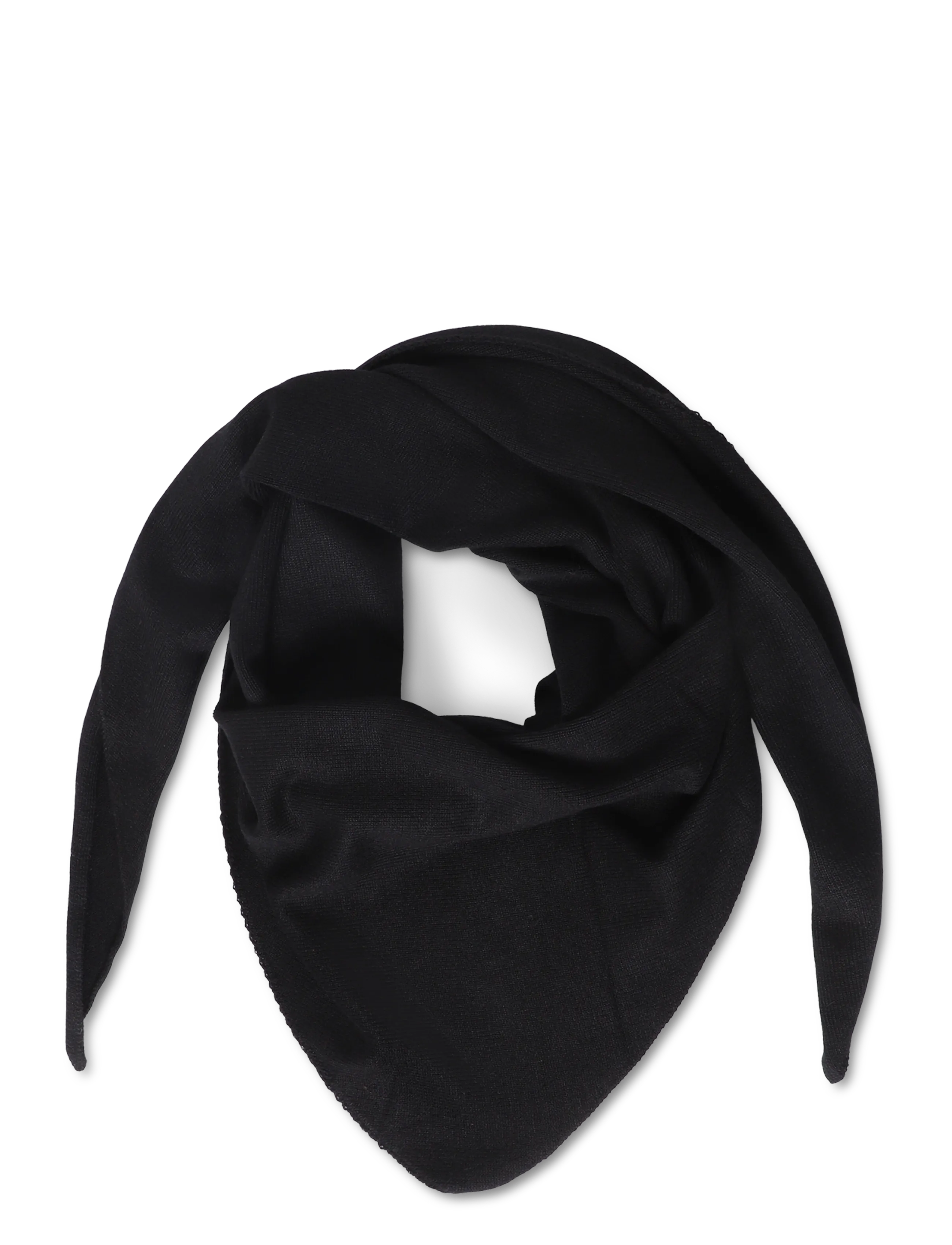 Movesgood - Triangle scarves Black - alltags-style - black - 1