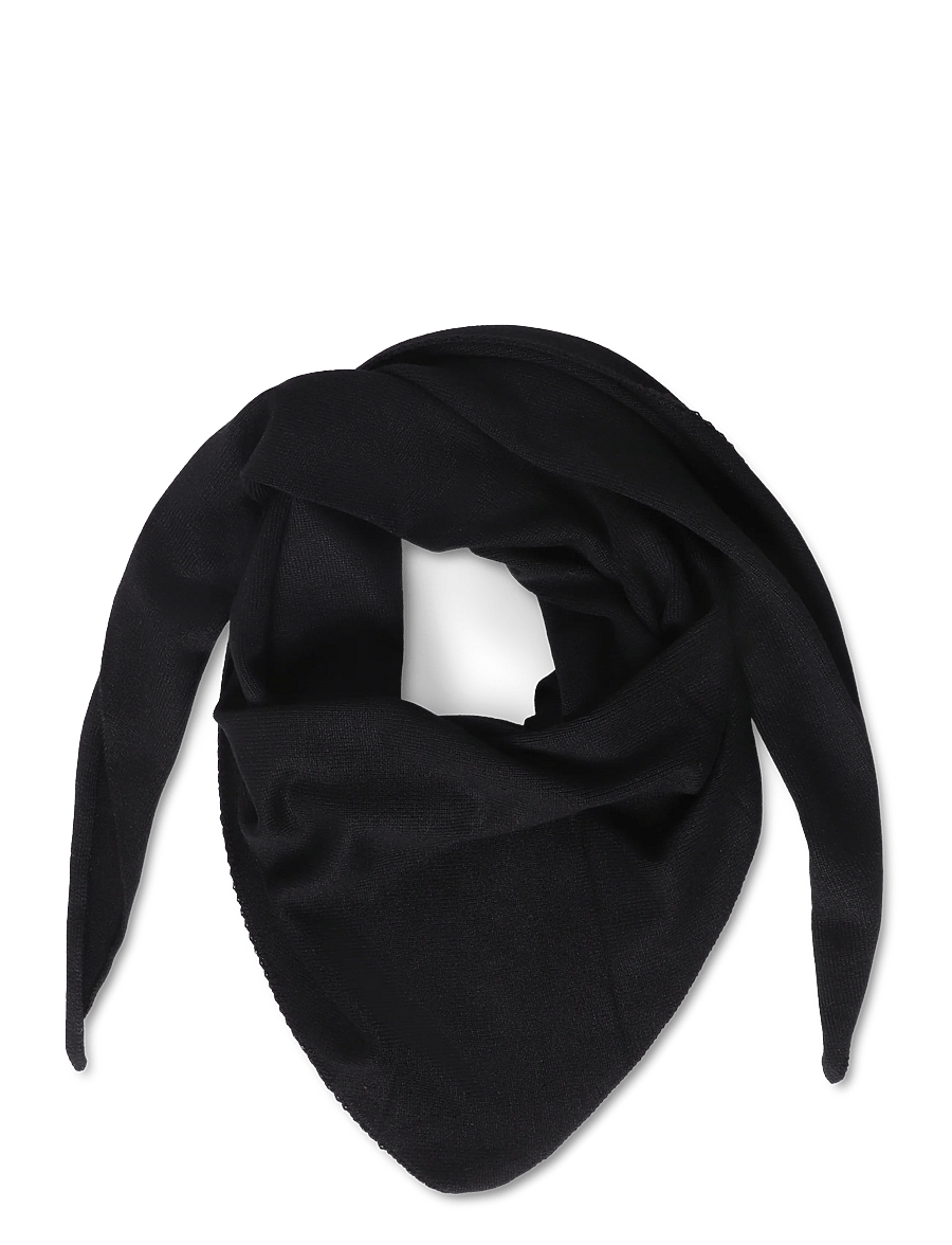 Movesgood - Triangle scarves Black - alltags-style - black - 1
