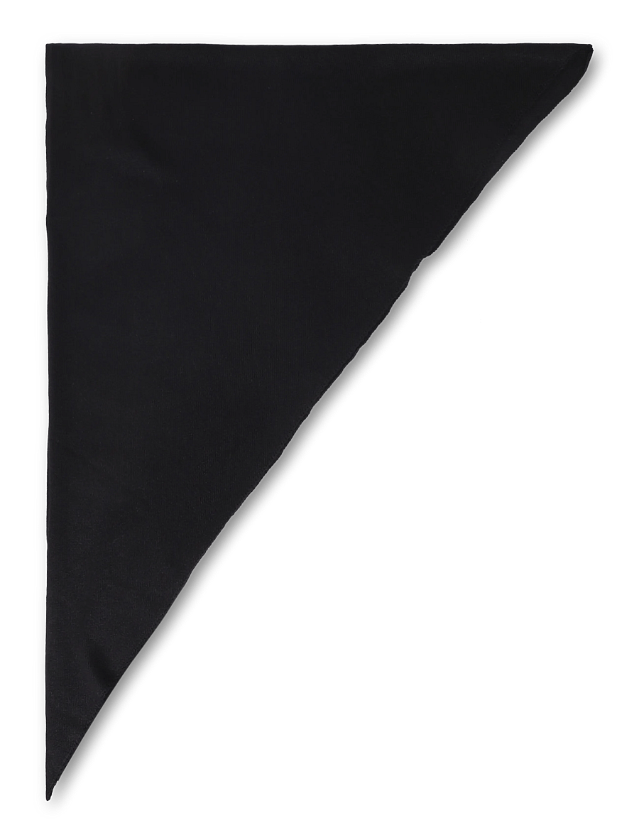 Movesgood - Triangle scarves Black - alltags-style - black - 2
