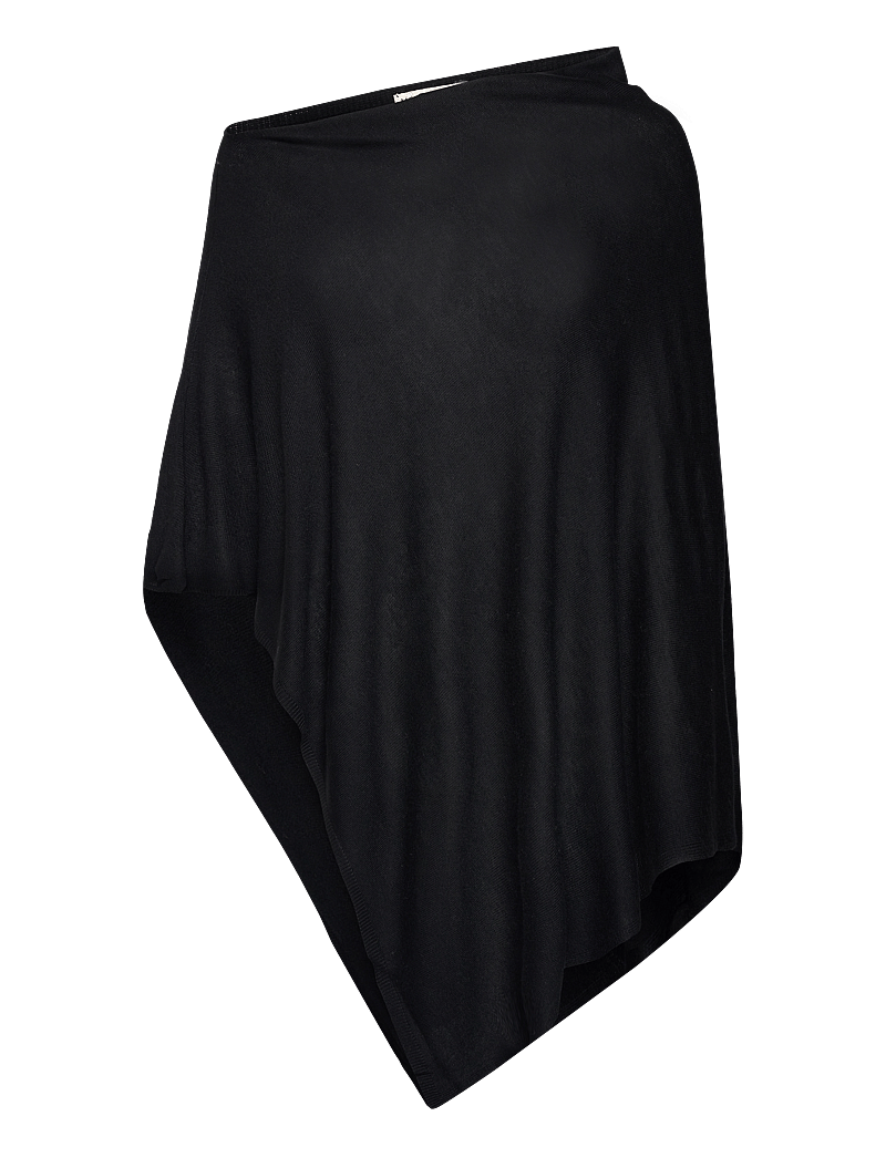 Movesgood - PETRINA PONCHO - ponchoer & kapper - black - 1