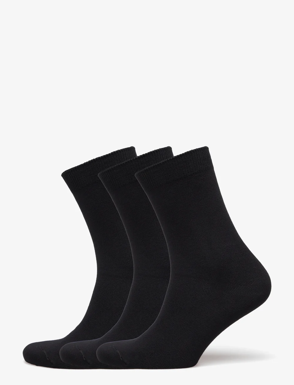 Movesgood - Socks Bamboo 3-pack women - vanliga strumpor - black - 0