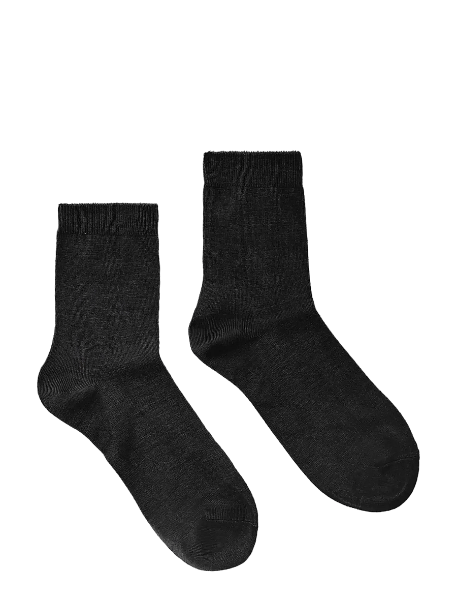 Movesgood - Socks Bamboo 3-Pack 37-42 Black - normale socken - black - 0