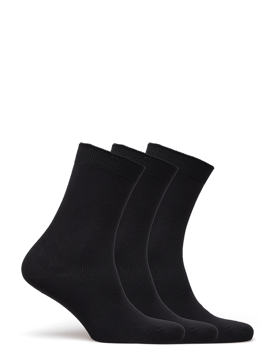 Movesgood - Socks Bamboo 3-Pack 37-42 Black - regular socks - black - 1