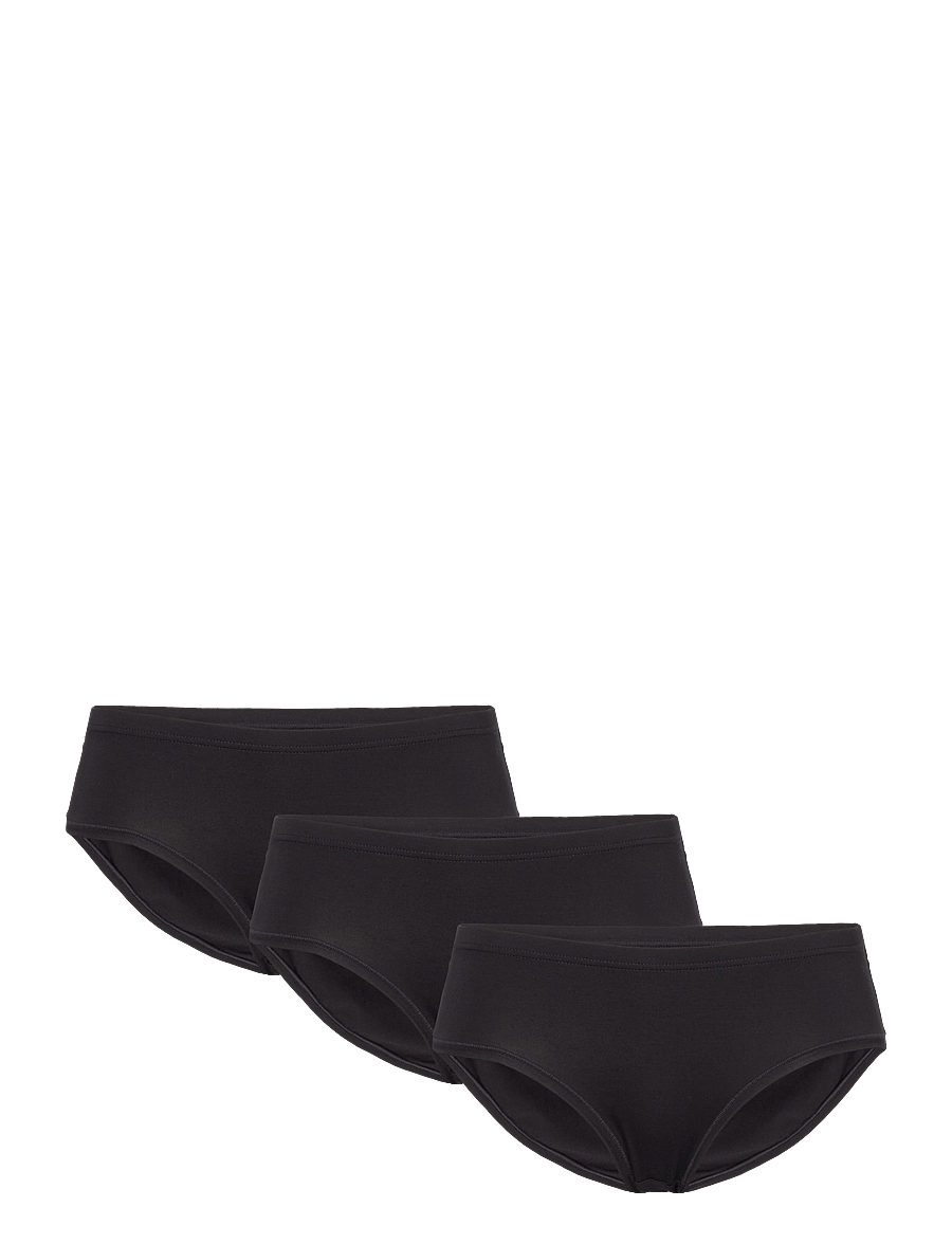 Movesgood - Bamboo Uw Brief Black S - alltags-style - black - 1